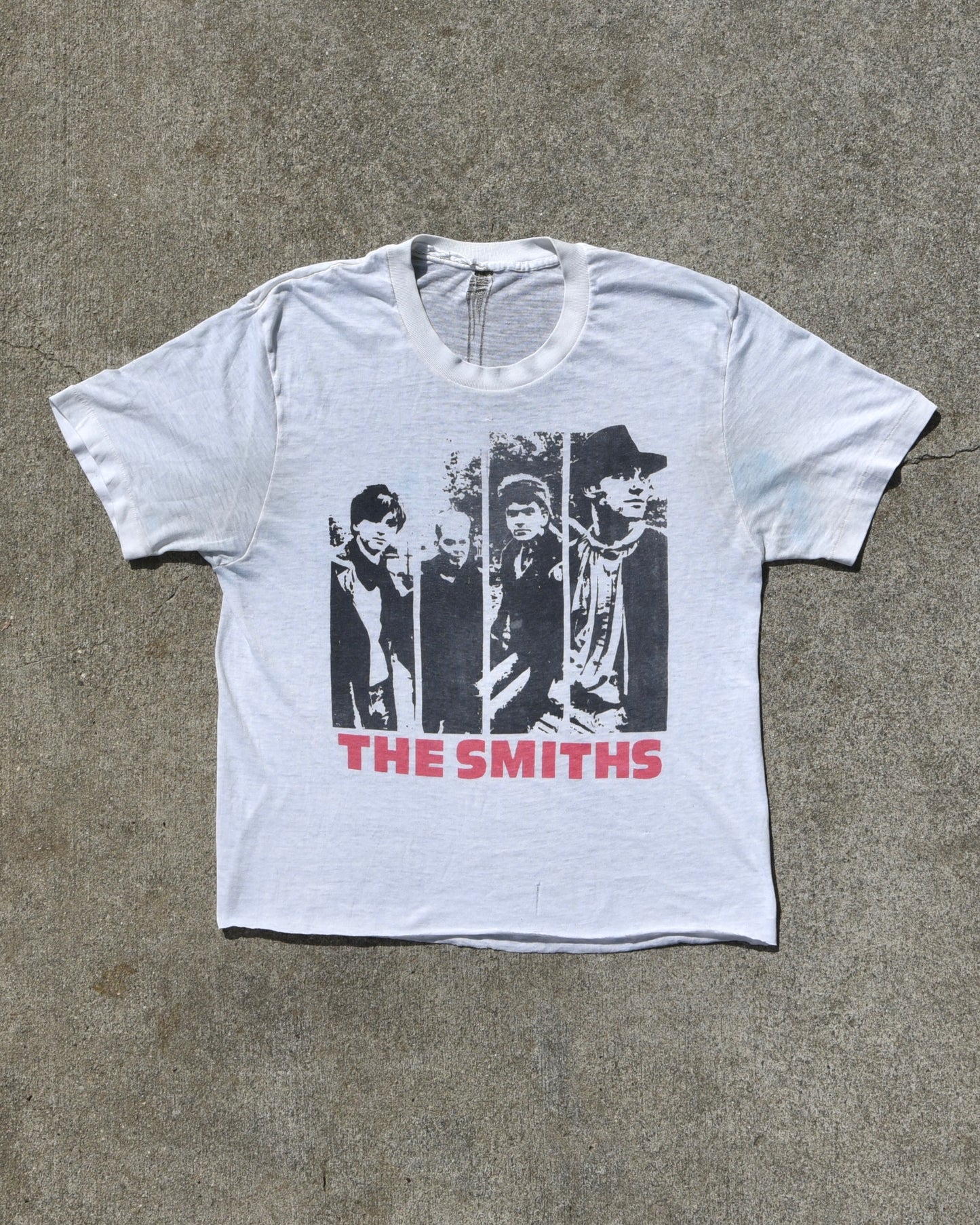 1980s Paper Thin The Smiths Band Tshirt