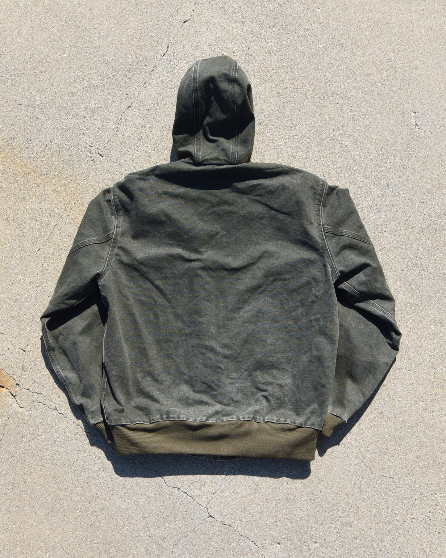 Carhartt Hooded Jacket J25 MOS Medium Moss Green