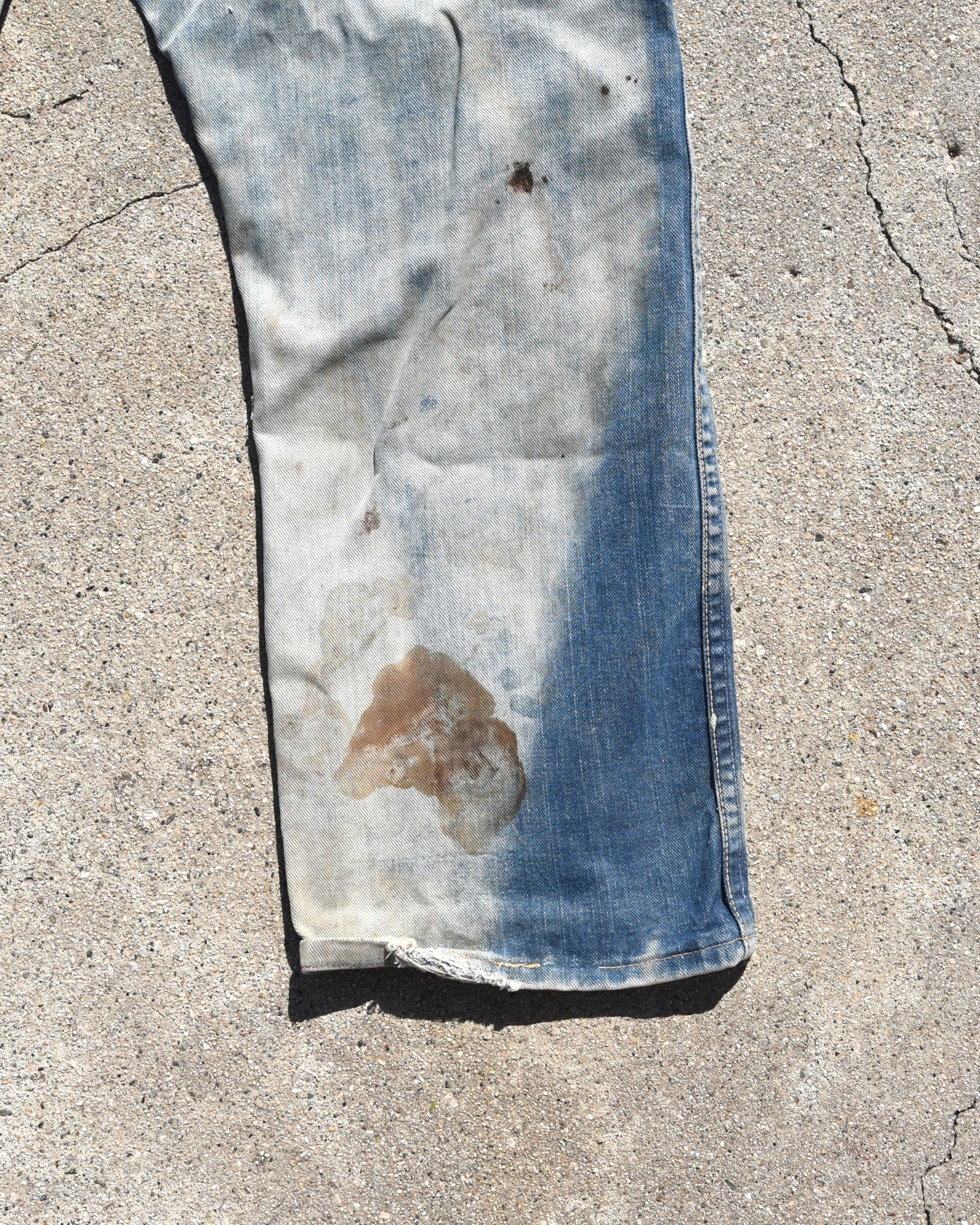 1950s Sun Faded Farmers Carpenter Denim Jeans