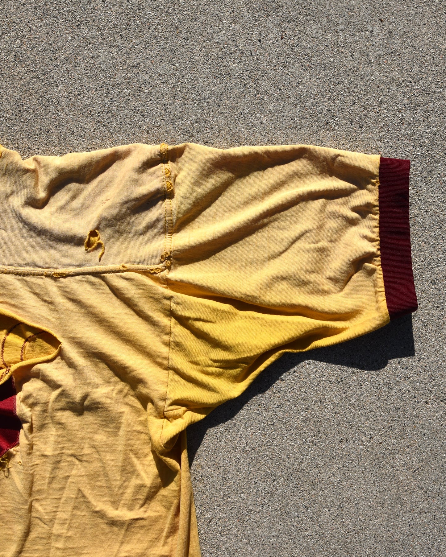1960s Durene Thrashed Sun Faded Fraternity Jersey