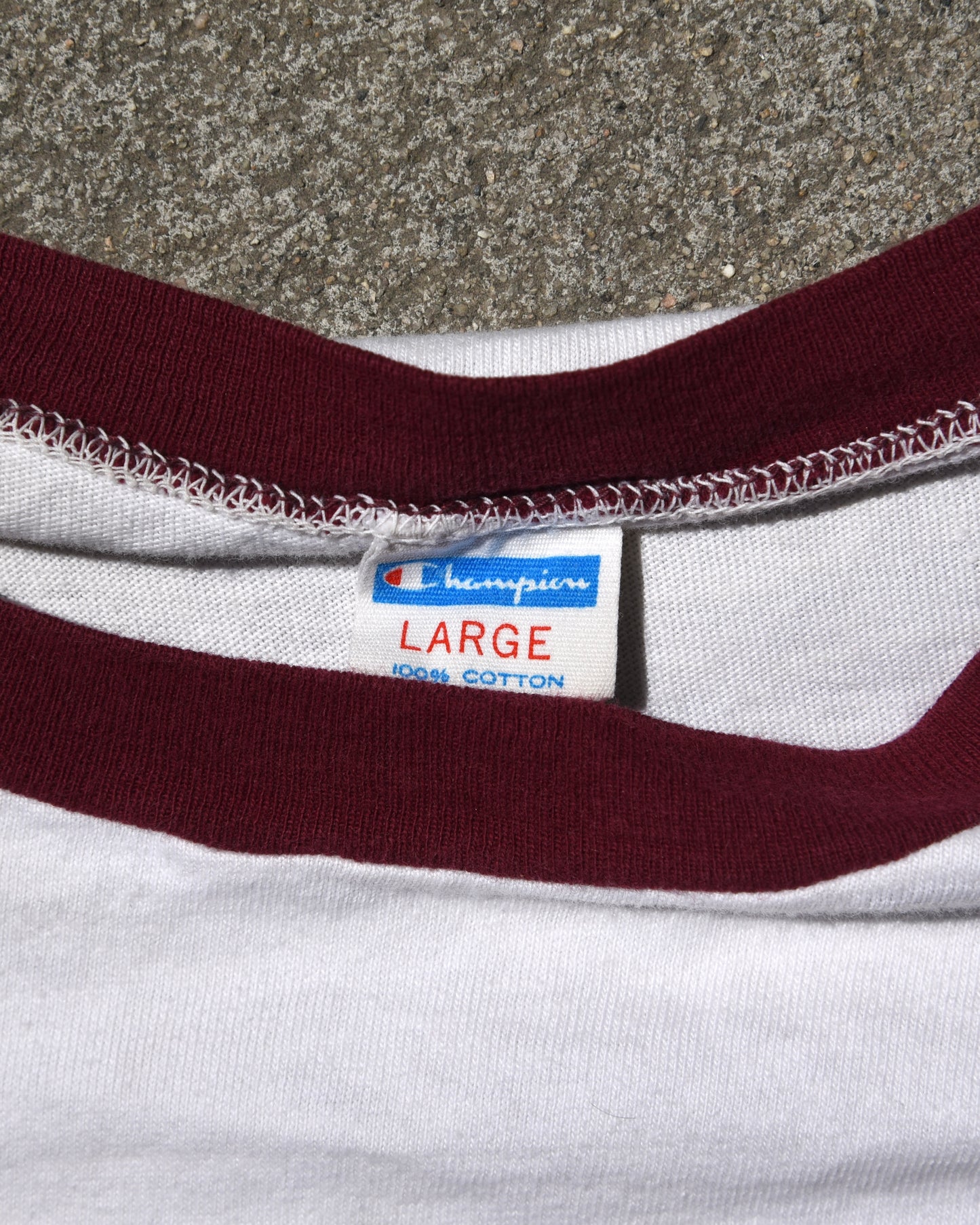 1960s Champion Physical Education Lifeguard Univ Of Oregon Ringer Tshirt