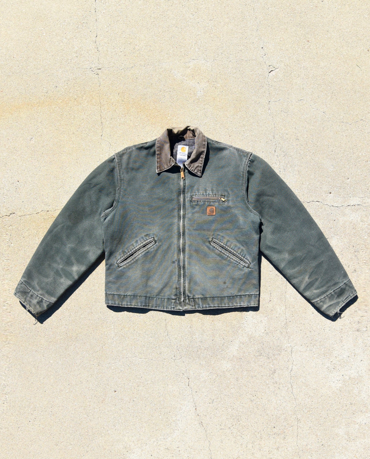 Carhartt J97 MOS Detroit Jacket Moss Green - Large