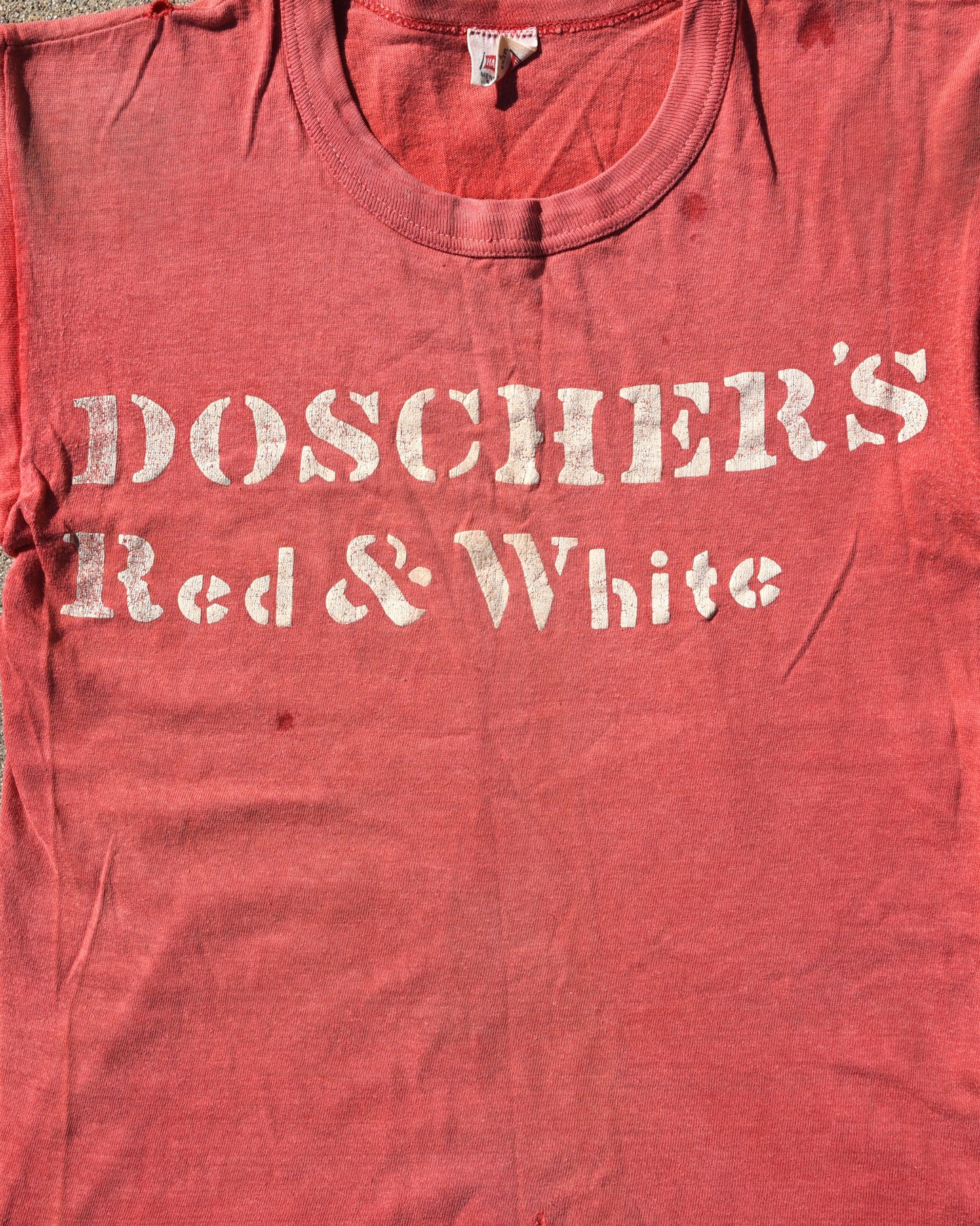 1960s Doscher’s Red & White Tshirt
