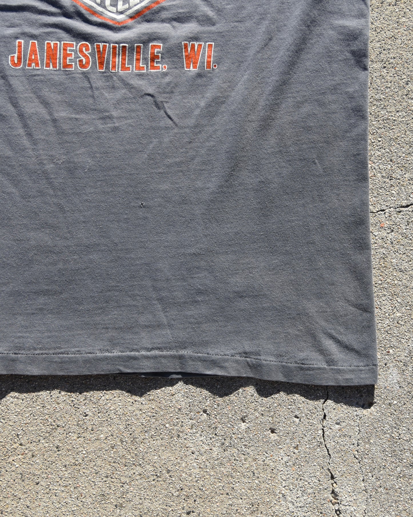 1980s Faded Harley This Birds For You Tshirt