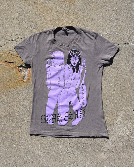 Crystal Castles Affection EP Promo Tshirt - Bay Island - Small