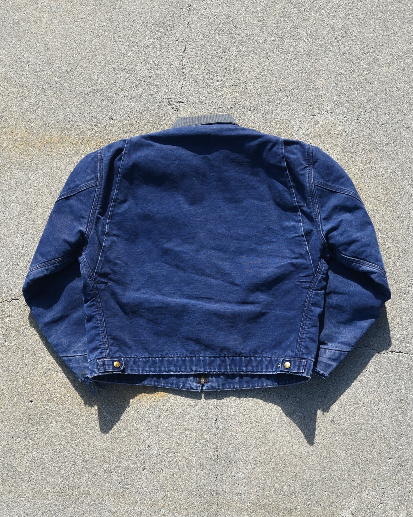 Carhartt Detroit Jacket J01 NVY Faded Navy Blue Size Large Mens