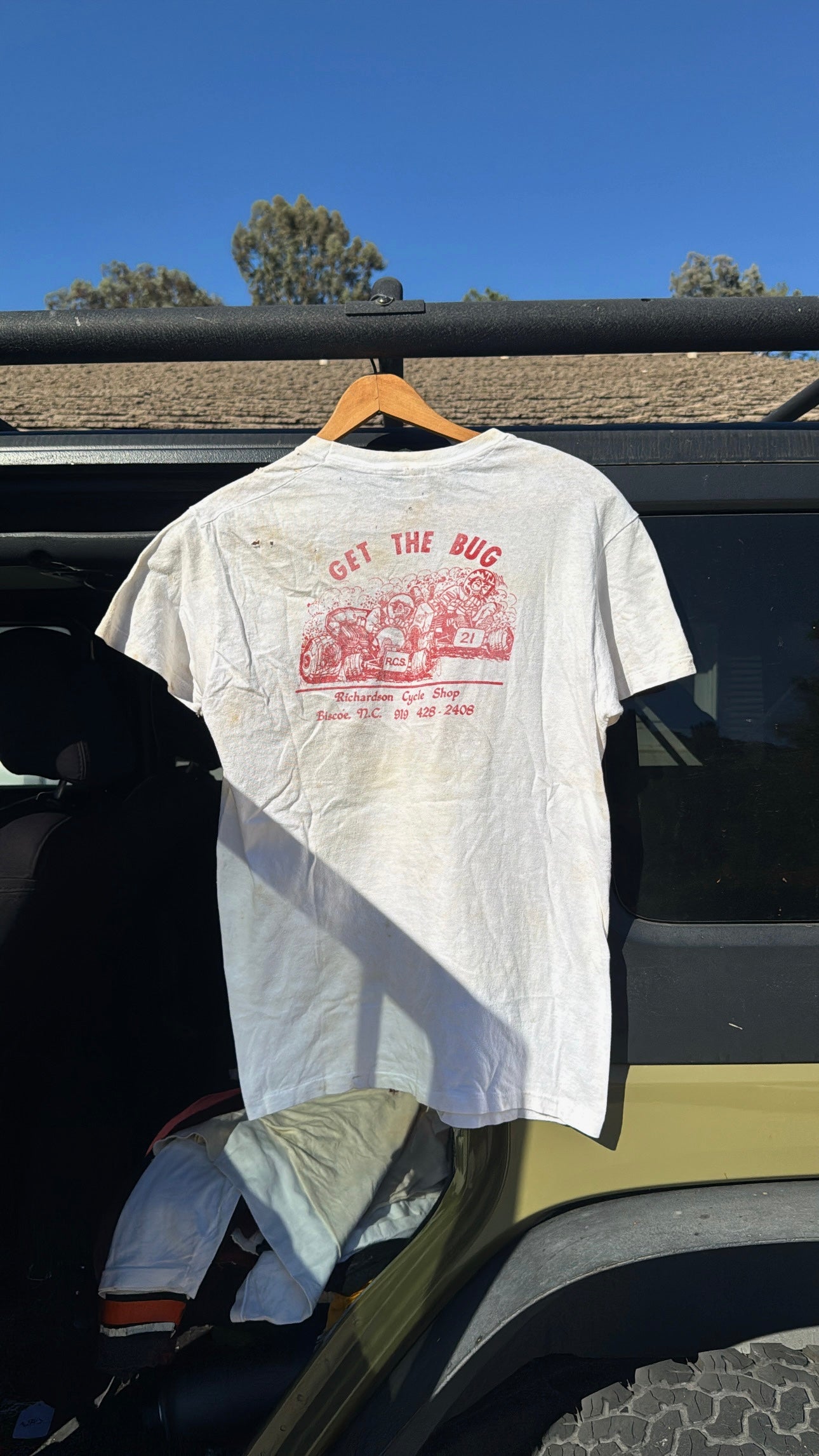 1970s Richardsons Cycle Shop Thrashed Tshirt