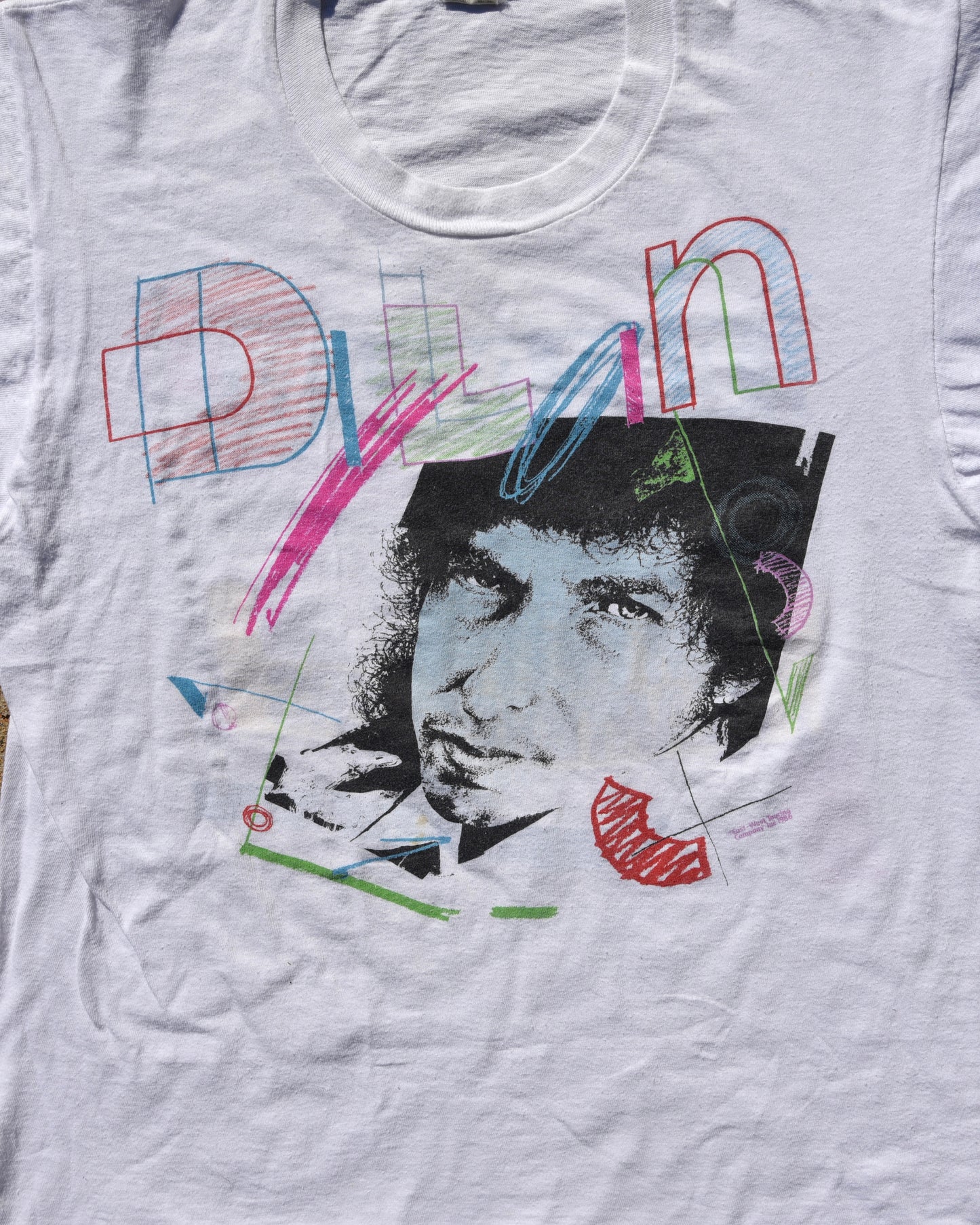 1986 Bob Dylan x Tom Petty and The Heartbreakers Alone Together True Confessions Tour Tshirt