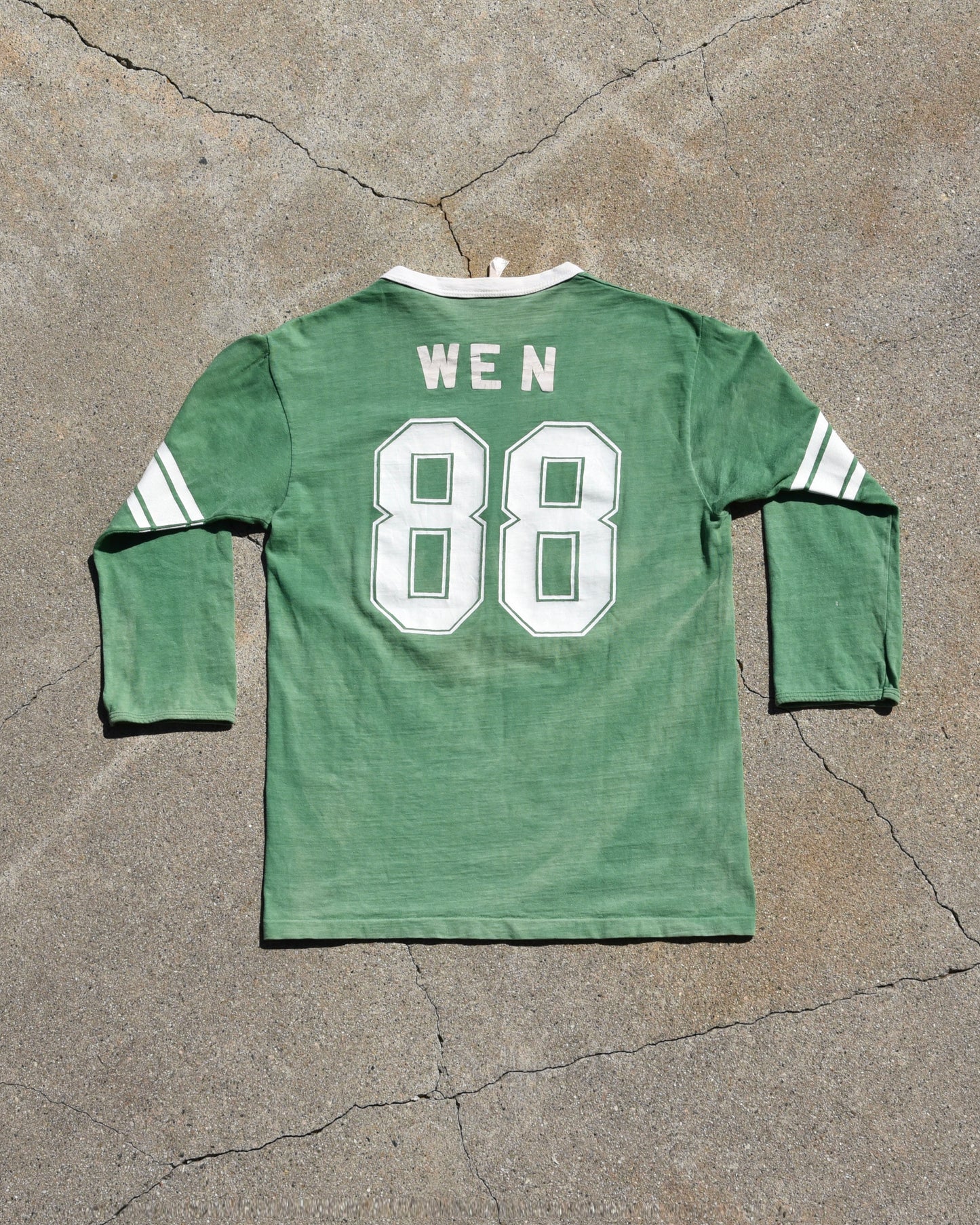 1970s Sun Faded Cotton Football Jersey
