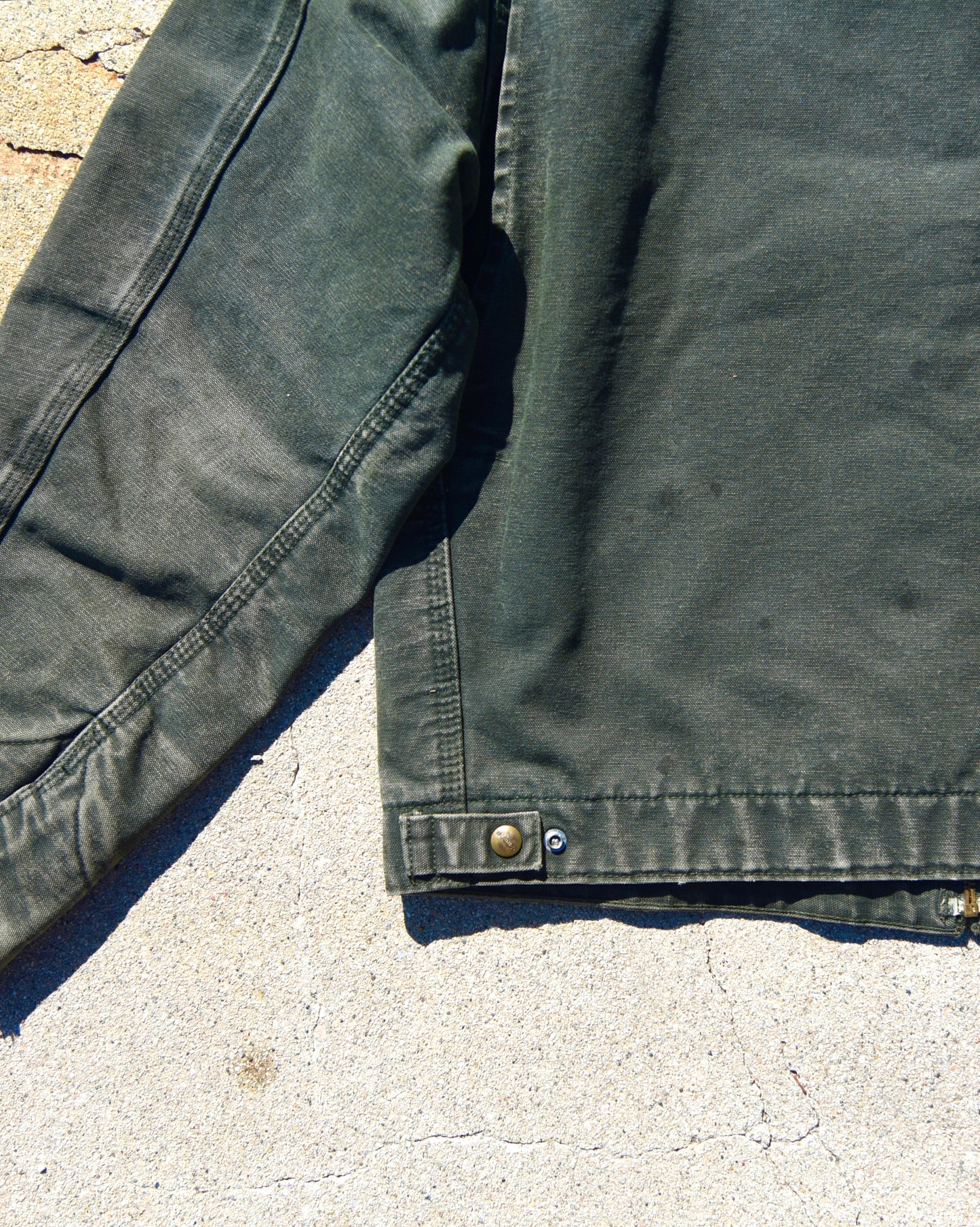 Carhartt J97 MOS Duck Detroit Jacket Moss Green - Large