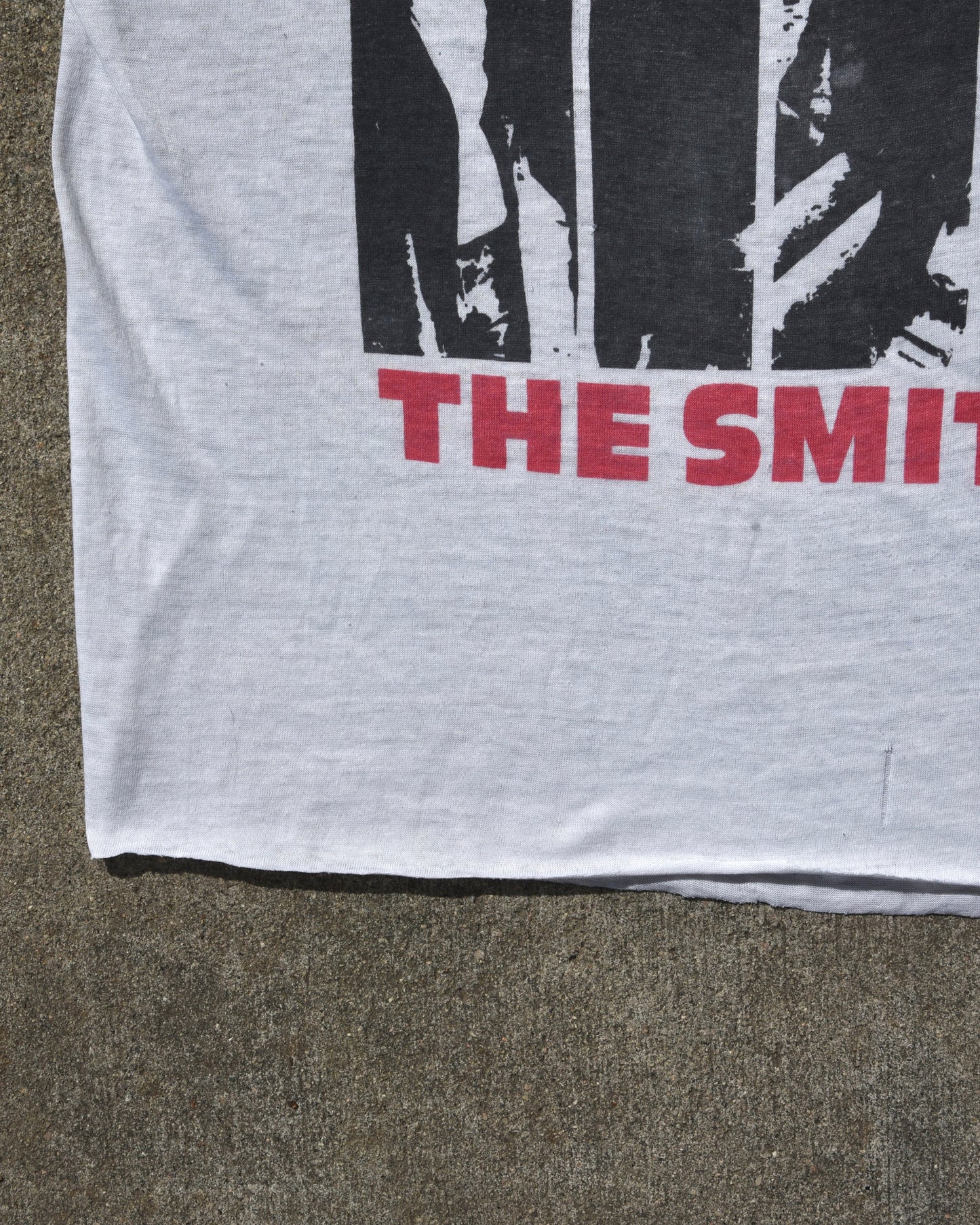 1980s Paper Thin The Smiths Band Tshirt