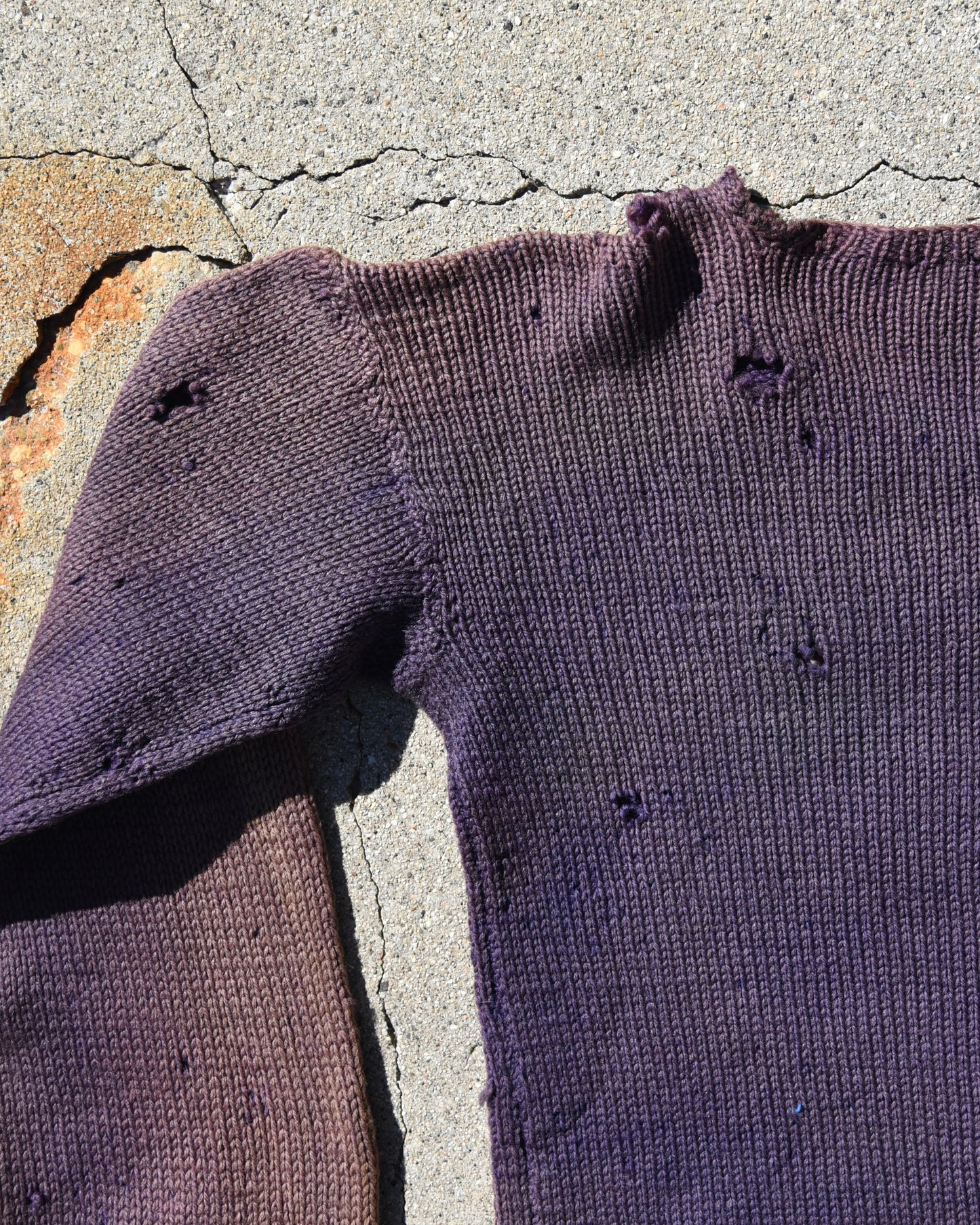 1940s Union Mills Knit Sweatshirt - Sun Faded