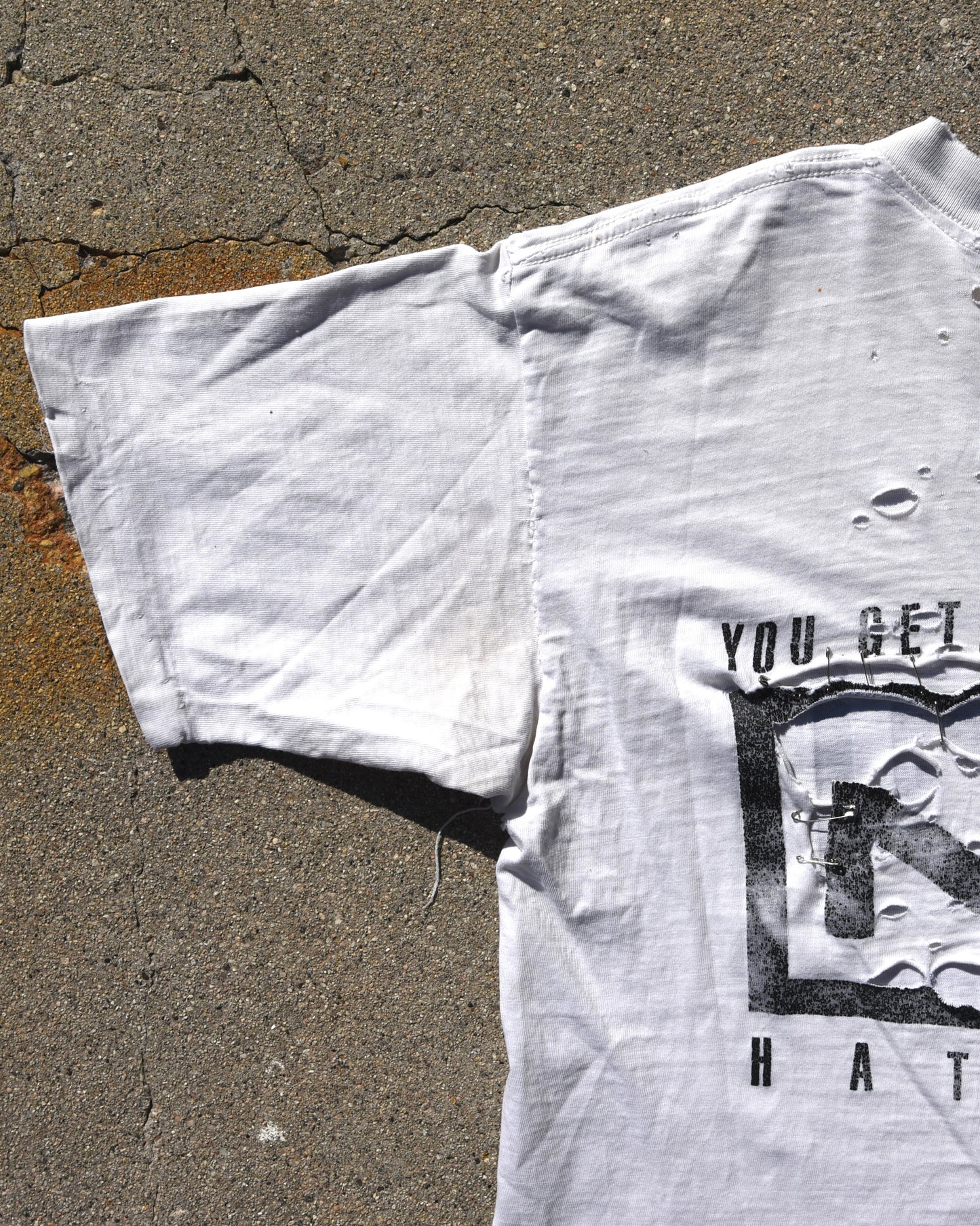 Nine Inch Nails Hate 1990 You Get What You Deserve Tshirt Oneita XL