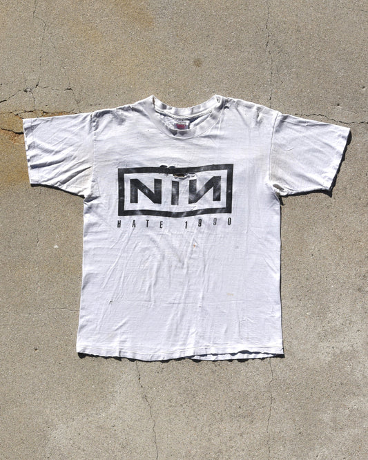 Nine Inch Nails Hate 1990 You Get What You Deserve Tshirt Oneita XL