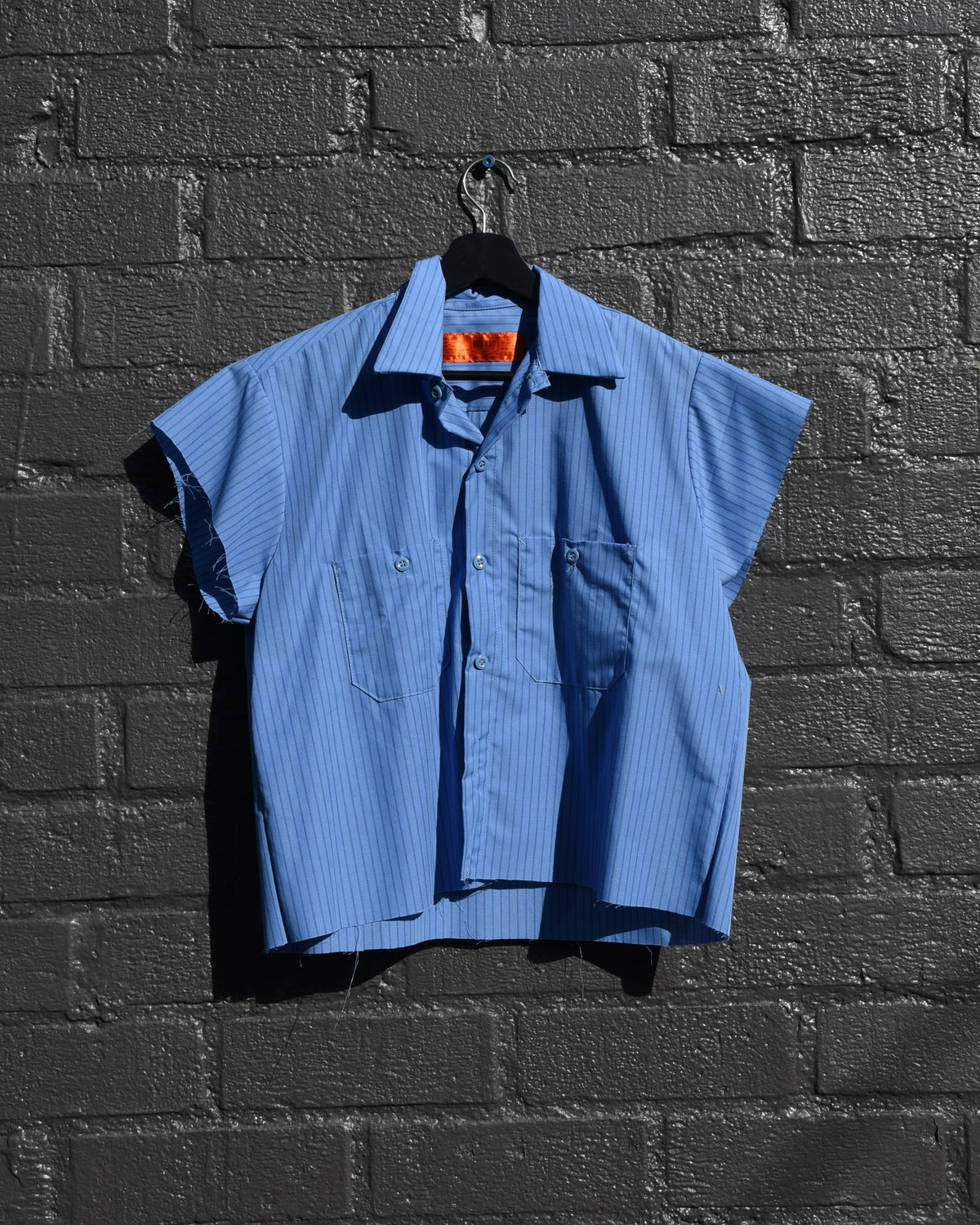 1990s Chopped Red Kap Work Shirt