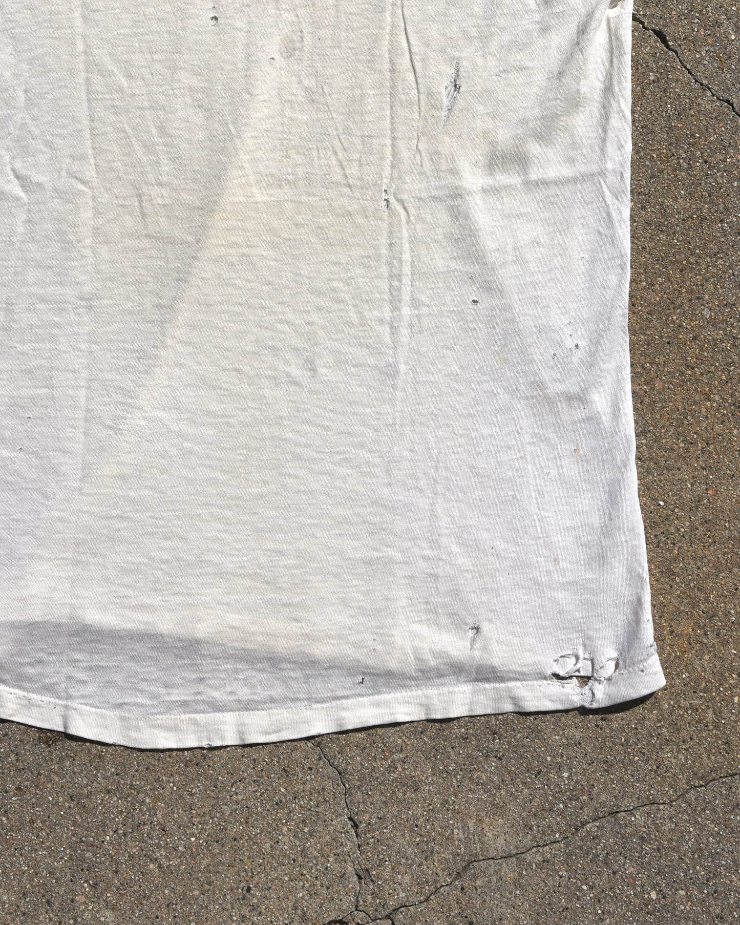 1960s Thrashed Skull Tshirt