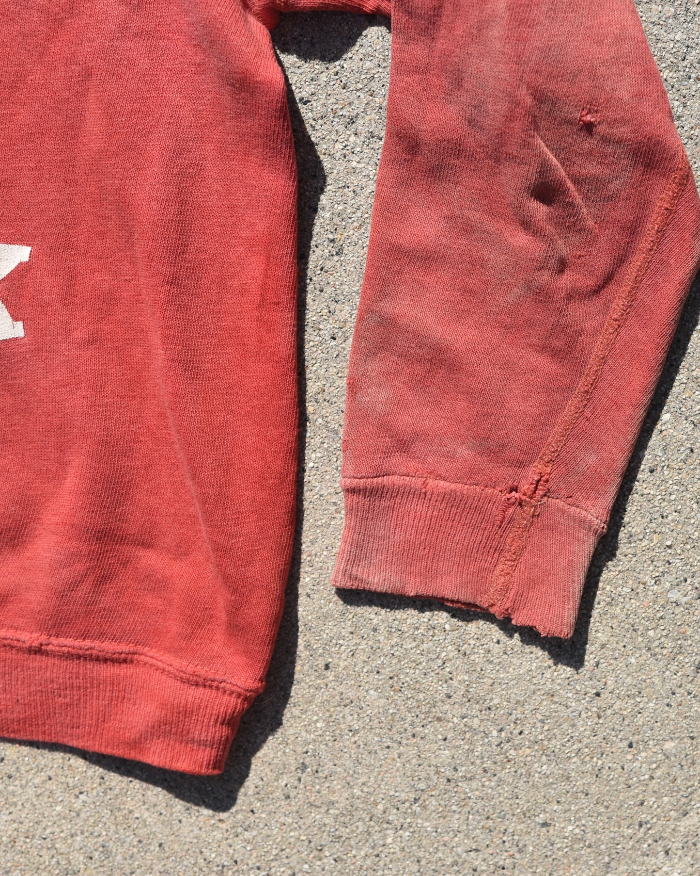 1950s N.C. State University Wolf Pack Sweatshirt Faded Youth