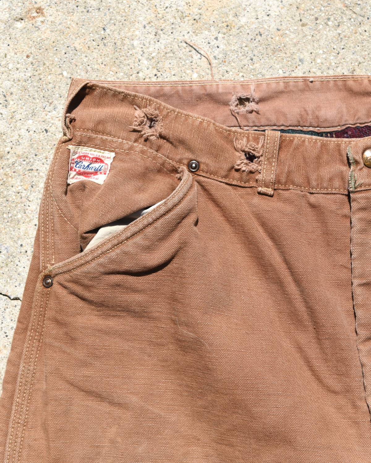 1950s Carhartt Heart Logo Canvas Pants