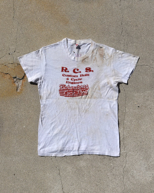 1970s Richardsons Cycle Shop Thrashed Tshirt