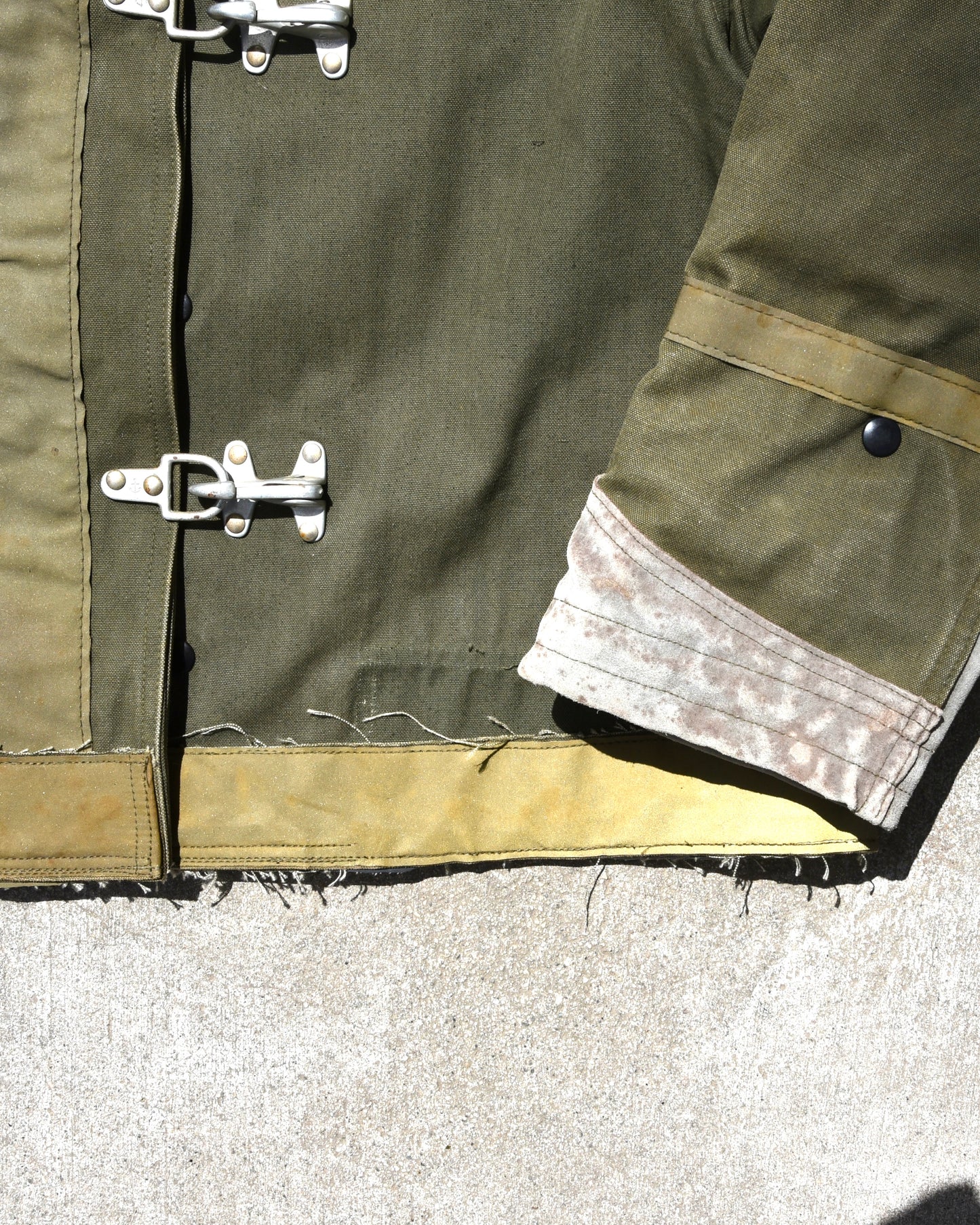 Fireman’s Turnout Coat 1950's Upcycled Custom Boxy Fit