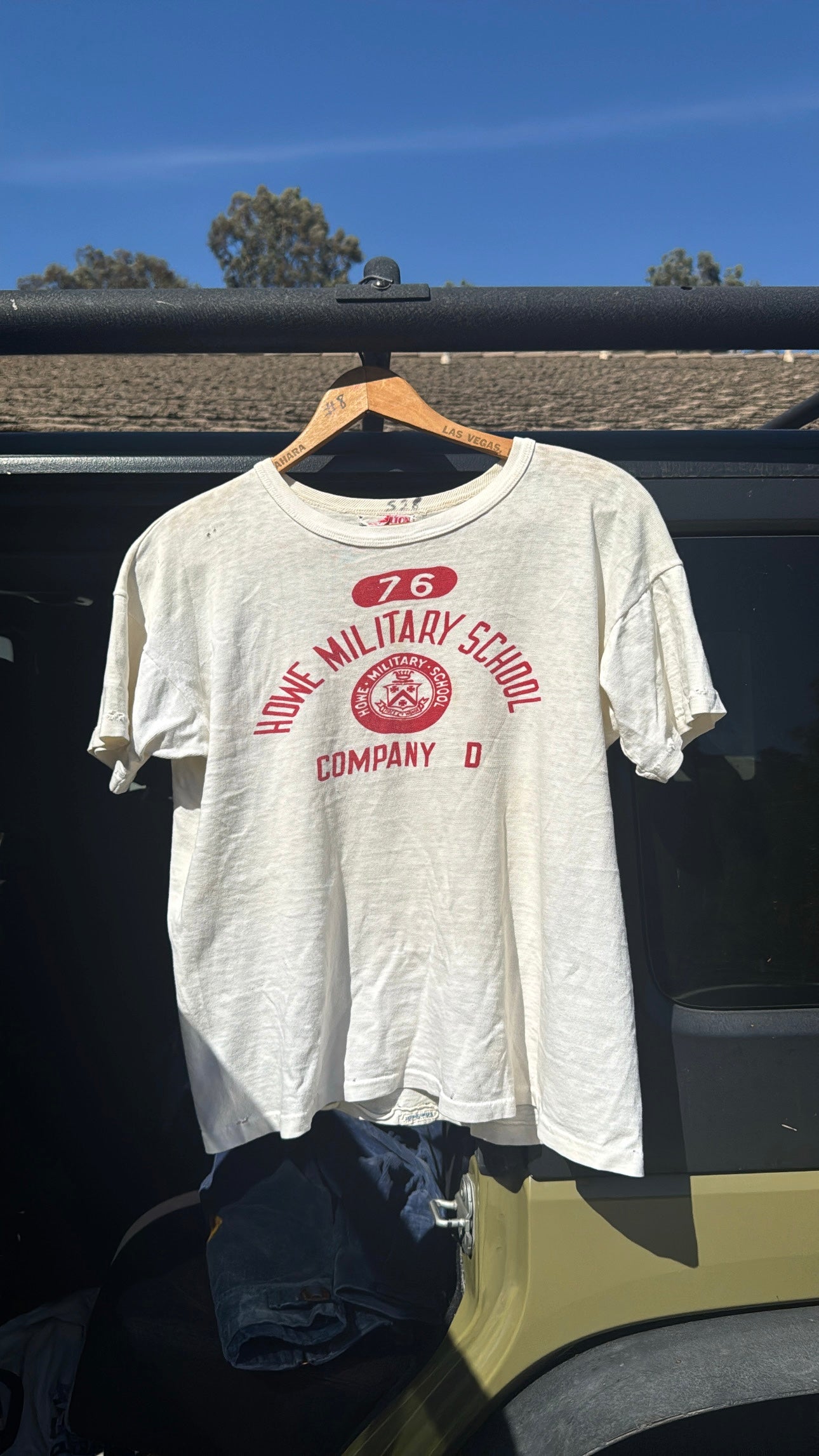 1950s Howe Military School Water Print Tshirt