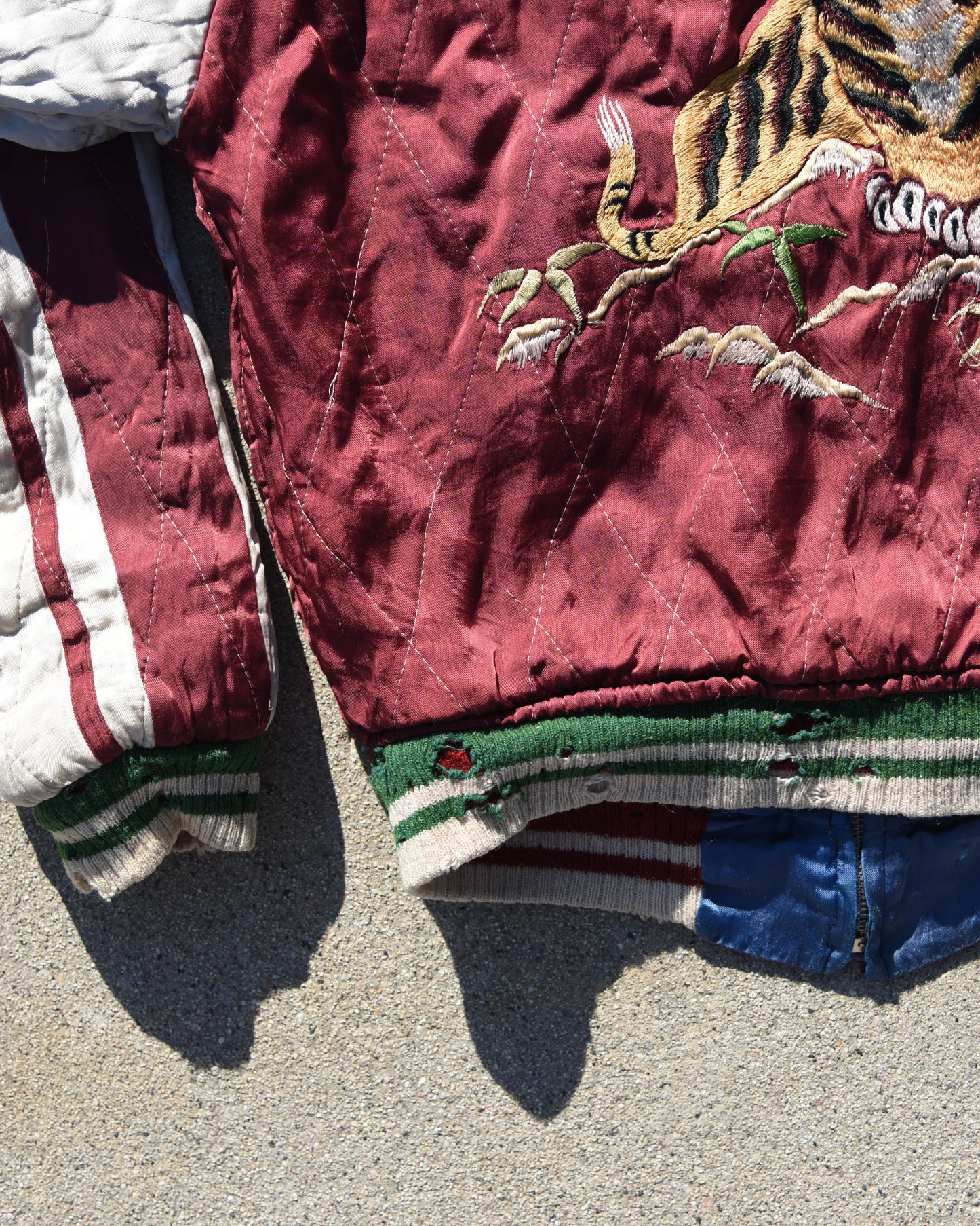 1950s Japan Sukajan Reversible Souvenir Jacket Sun Faded