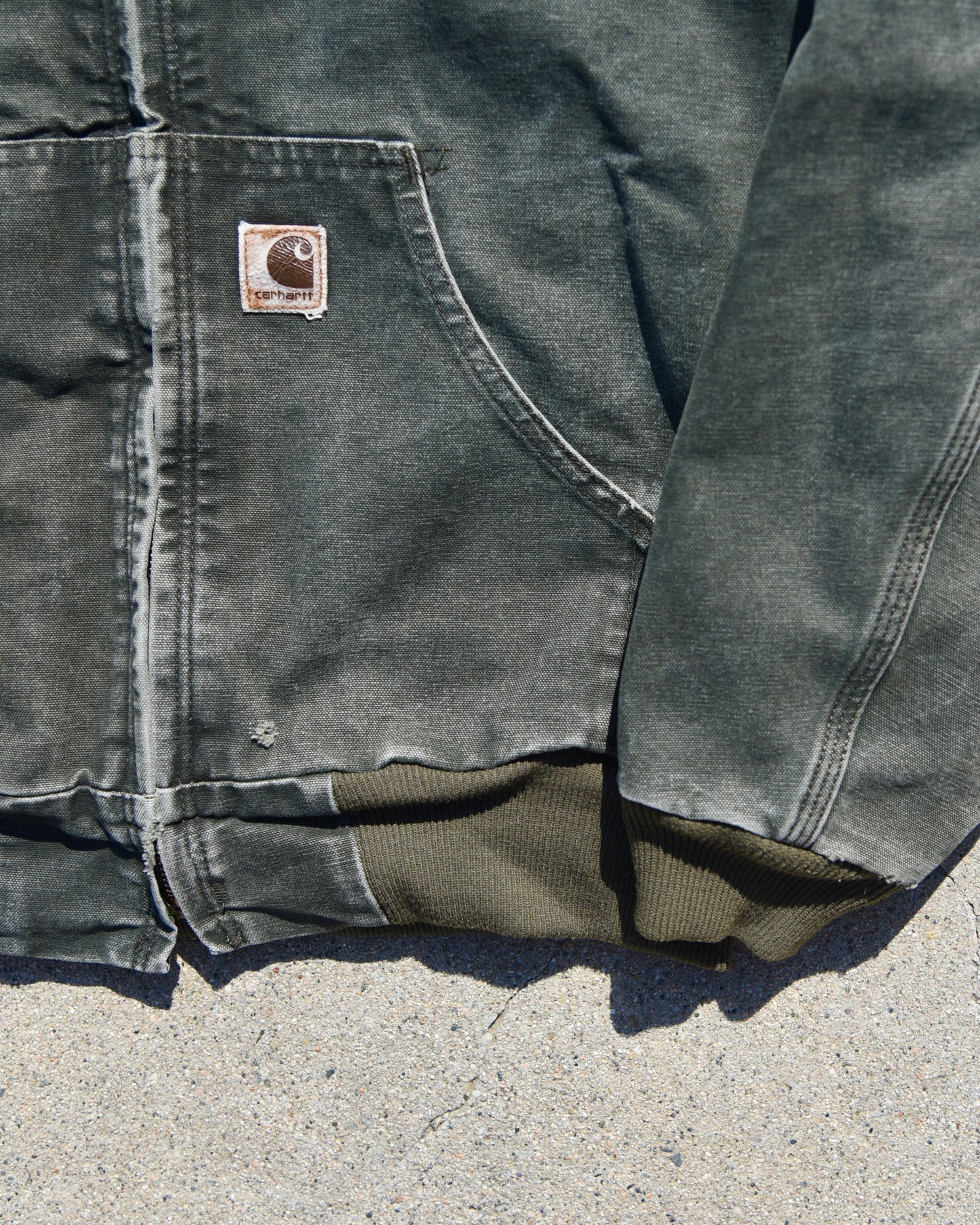 Carhartt Hooded Jacket J25 MOS Medium Moss Green