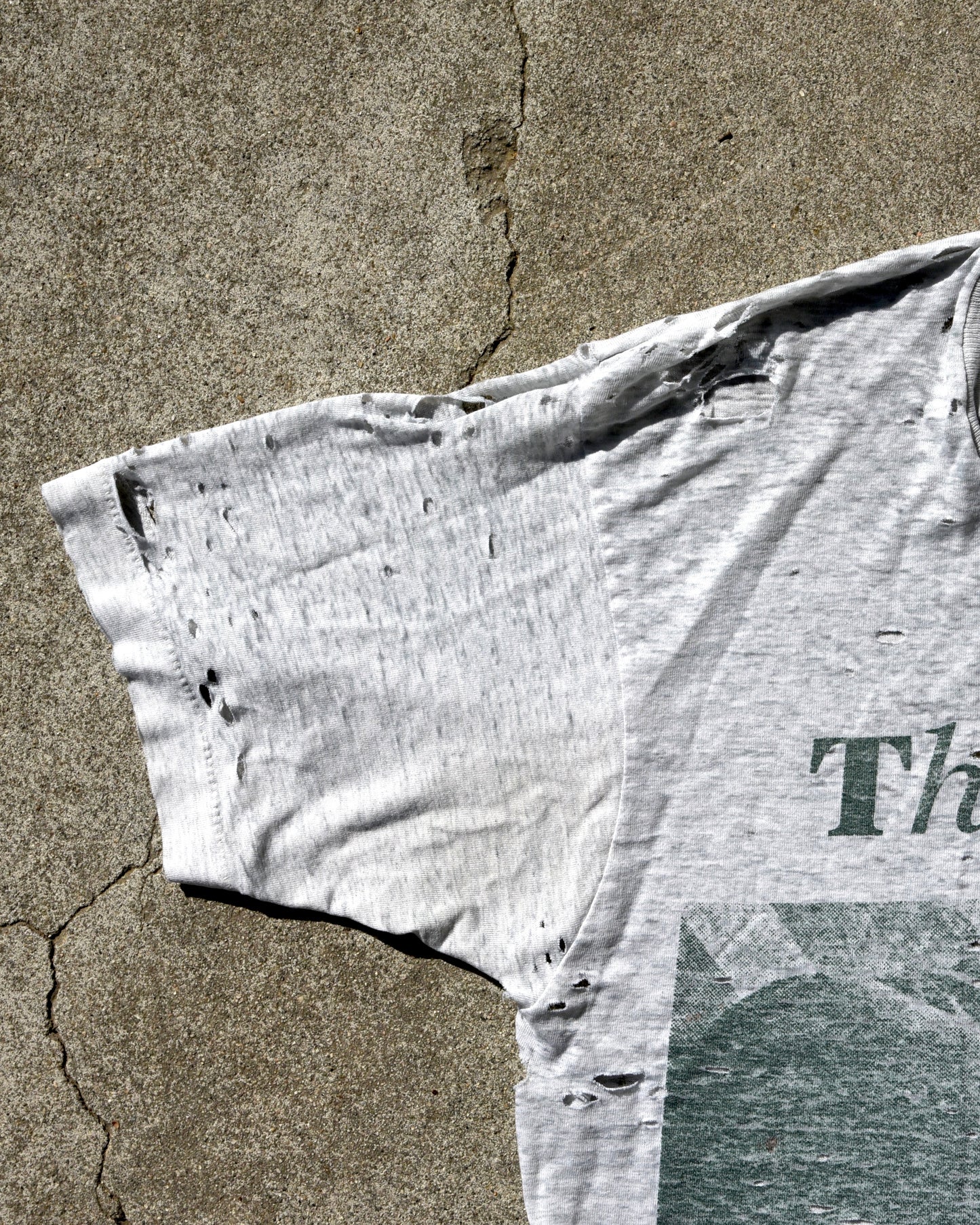 The Smiths 1980s Thrashed Single Stitch - The Queen Is Dead Tshirt