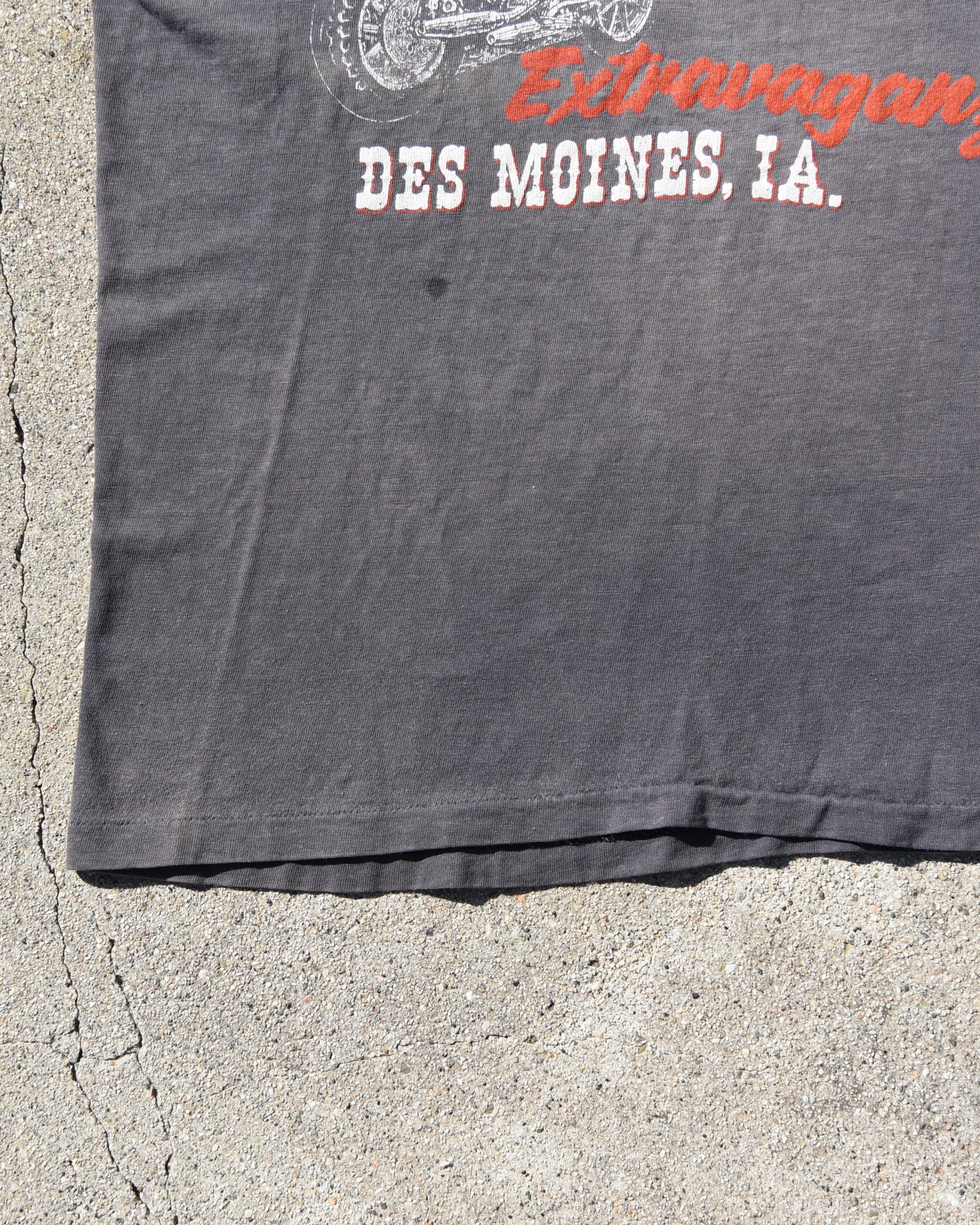 1980s Harley Davidson Tshirt - Sun Faded