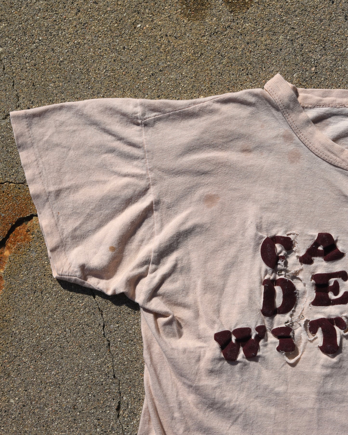 1960s “I Can’t Deal With It” Tshirt Thrashed