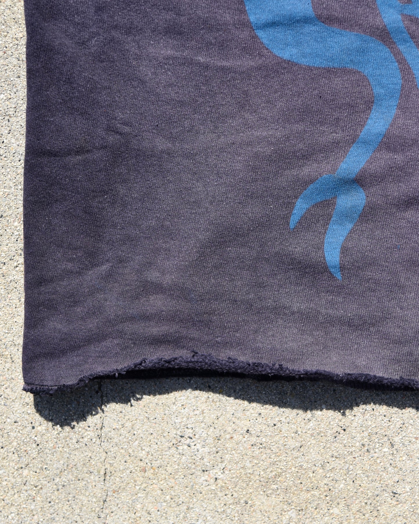 1960s West Side Story Jets Vs Sharks Sweatshirt Cutoff