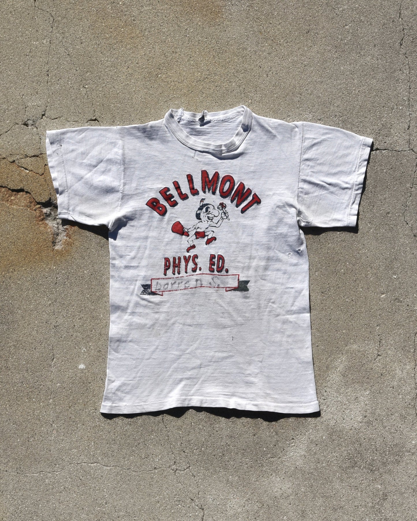 1970s Russell Athletic Bellmont Phys Ed Tshirt
