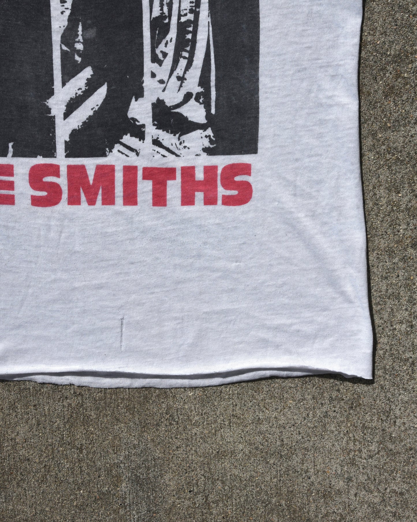 1980s Paper Thin The Smiths Band Tshirt