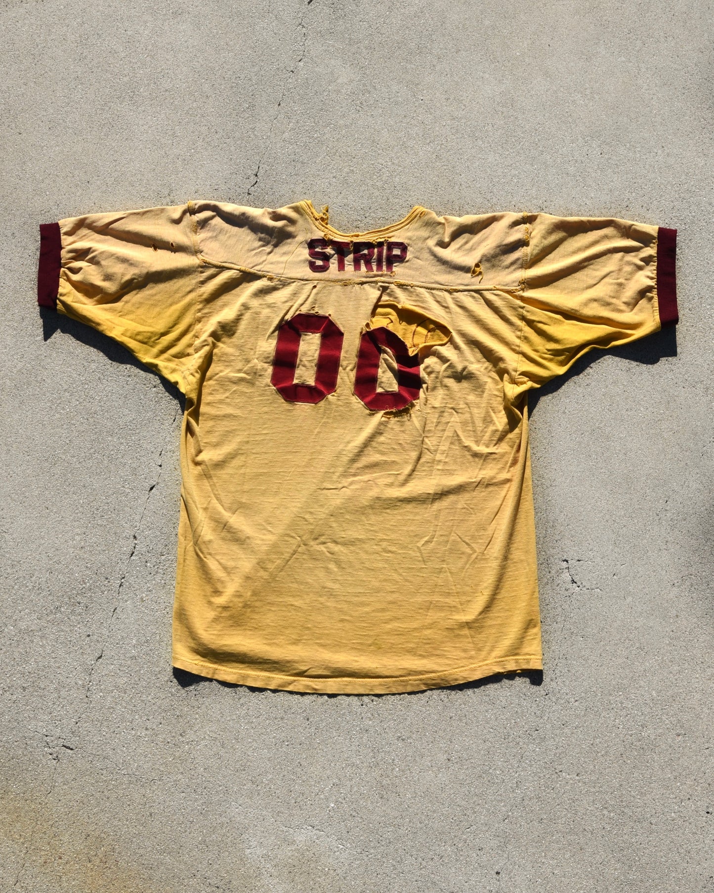 1960s Durene Thrashed Sun Faded Fraternity Jersey