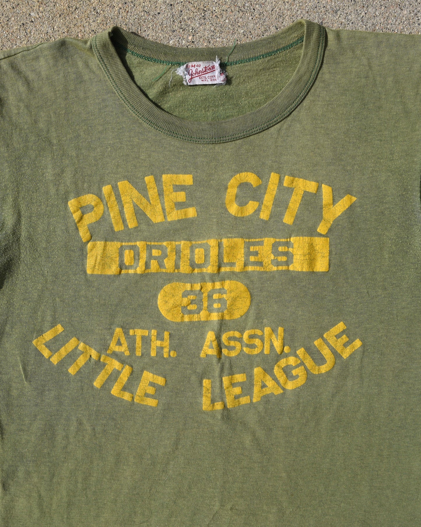 1950s Pine City Orioles Little League Tshirt