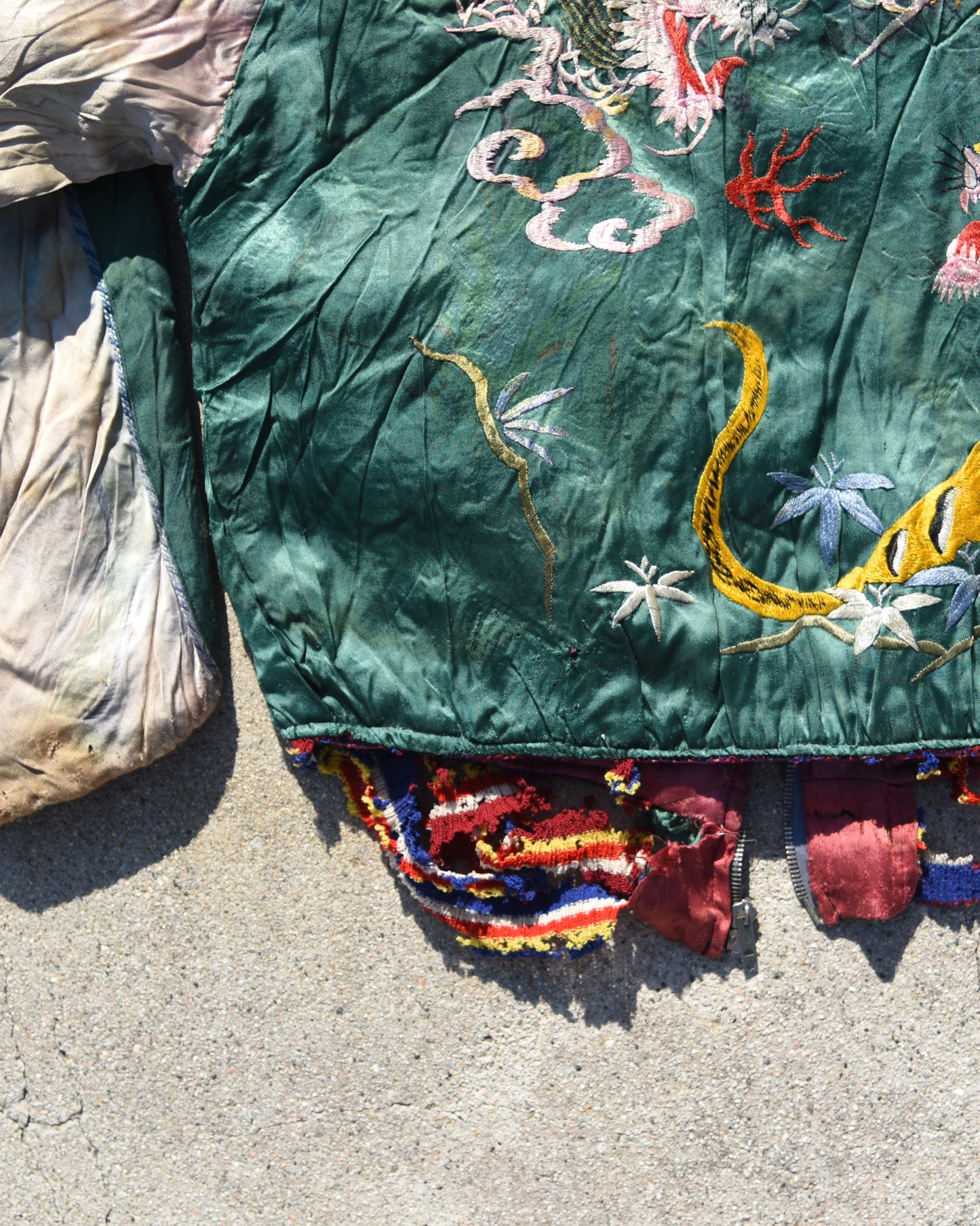 1950s Japan Sukajan Reversible Souvenir Jacket Thrashed