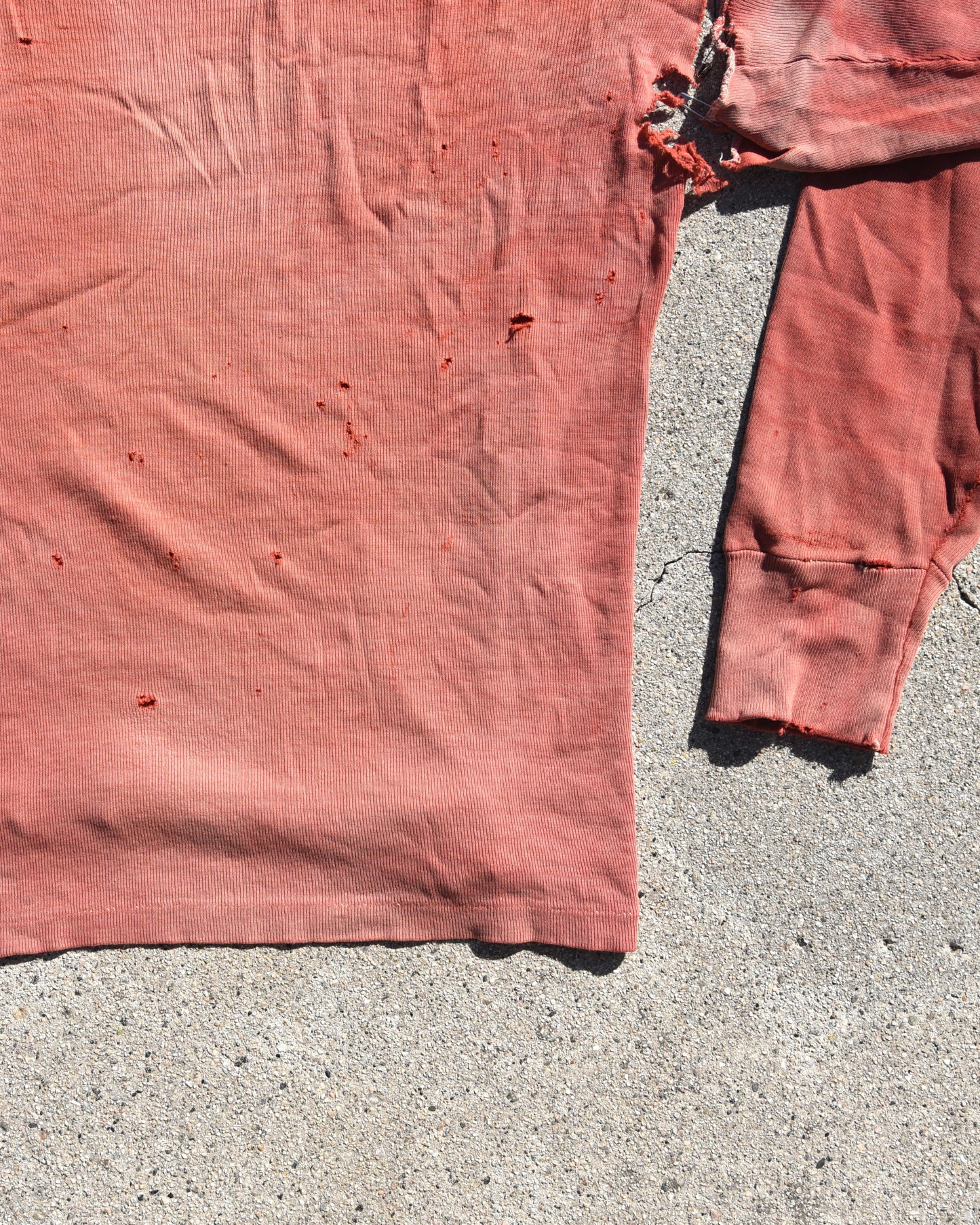 1950s Thrashed and Faded Long Sleeve Tshirt