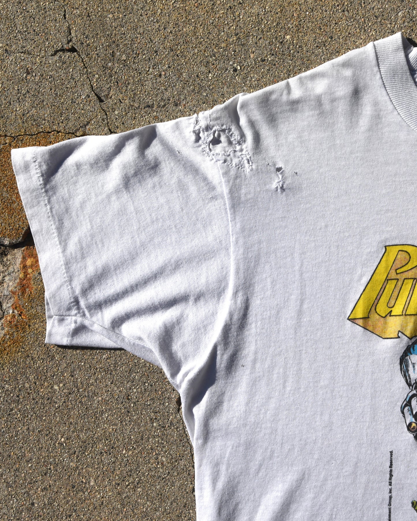 1989 The Punisher Tshirt - Thin And Repaired