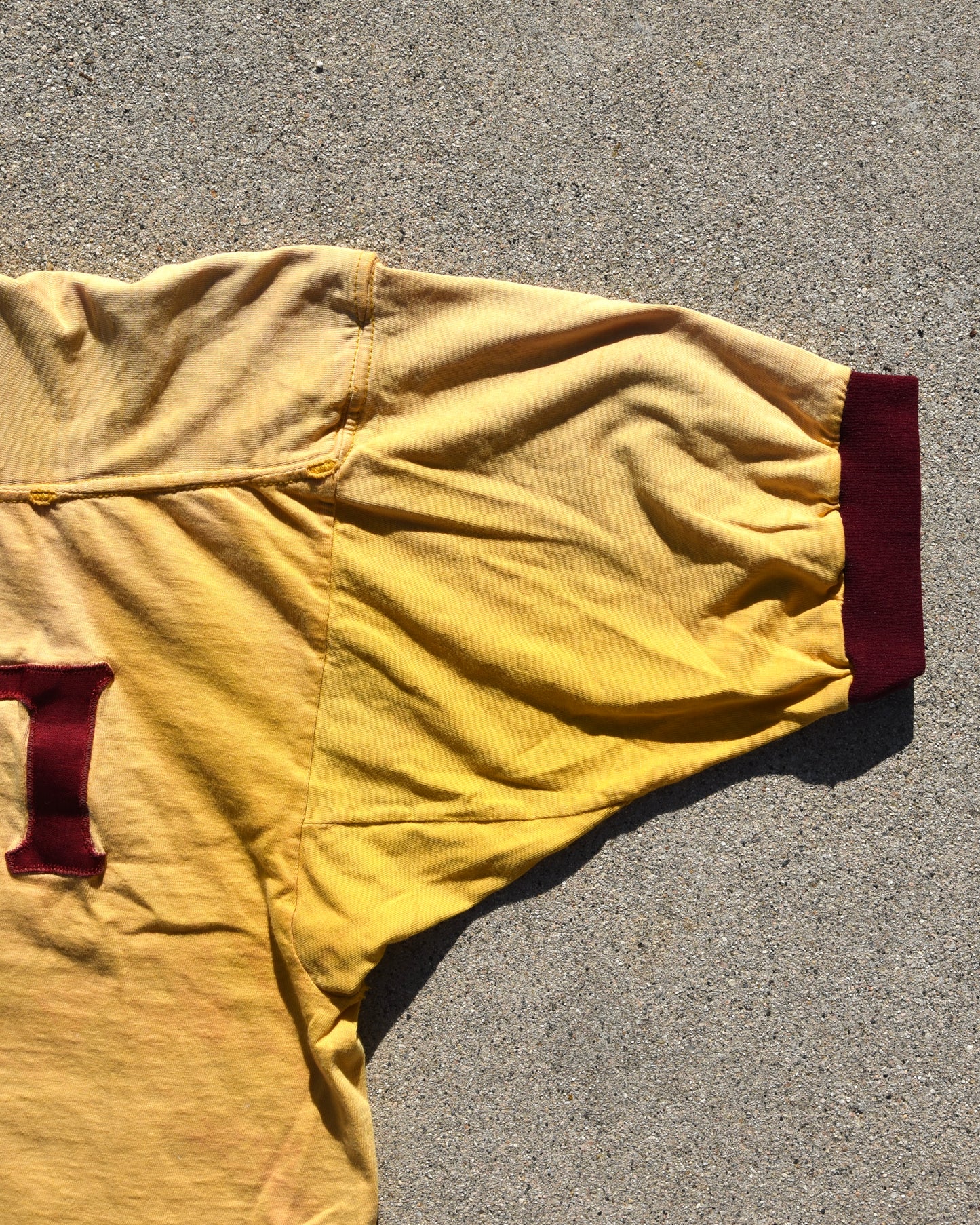 1960s Durene Thrashed Sun Faded Fraternity Jersey