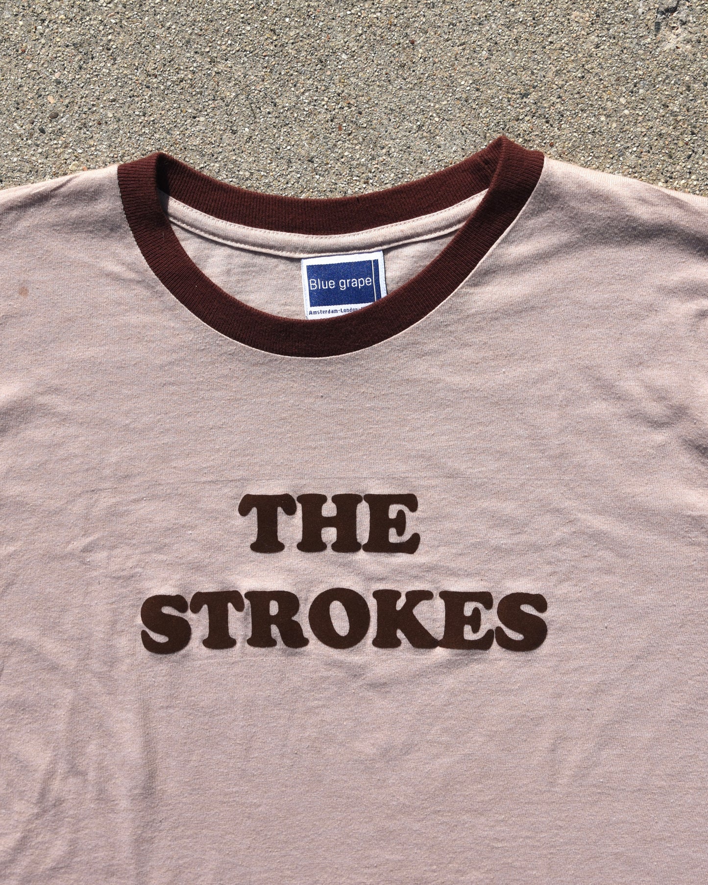2001 The Strokes Official Felt Ringer Tshirt