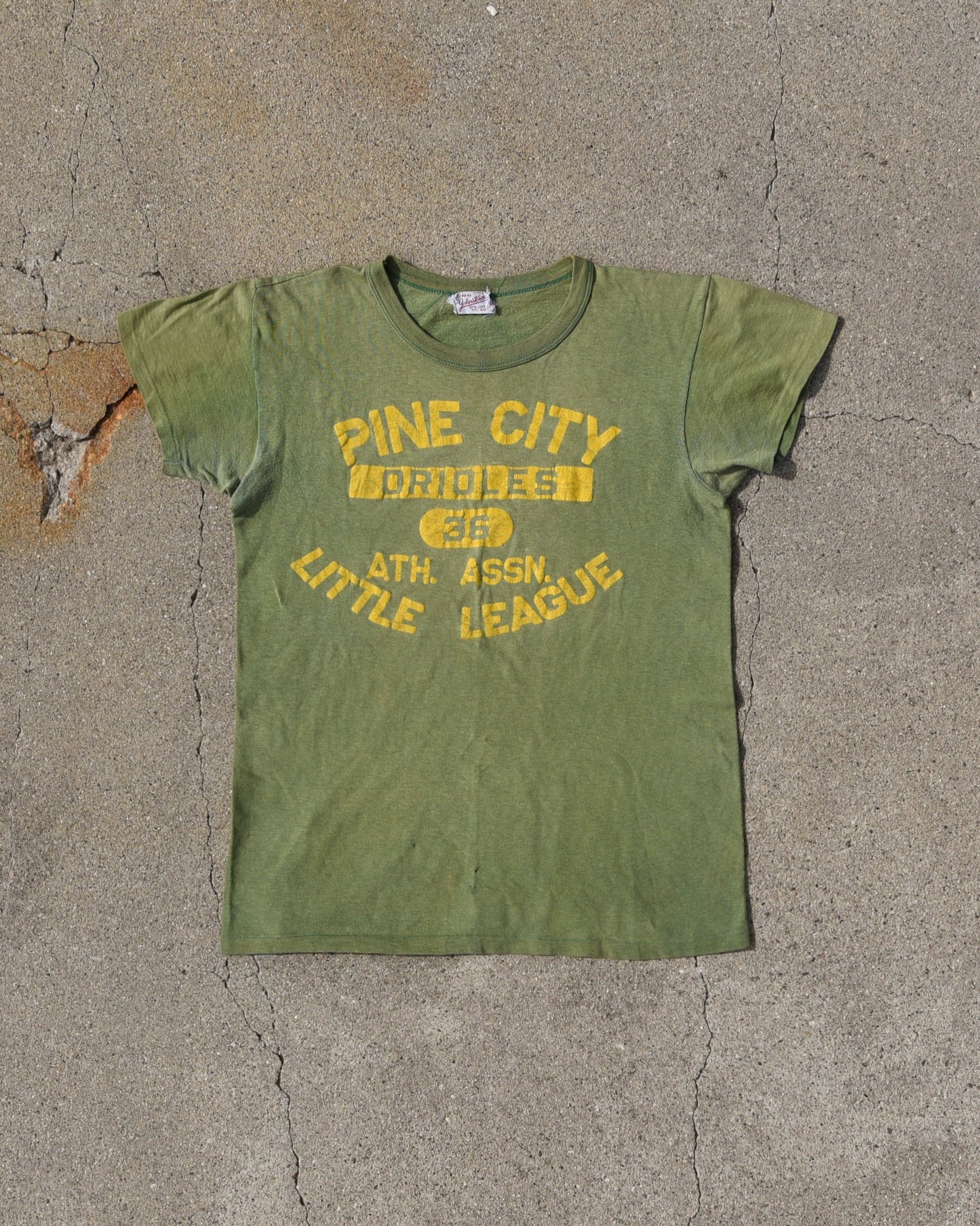 1950s Pine City Orioles Little League Tshirt
