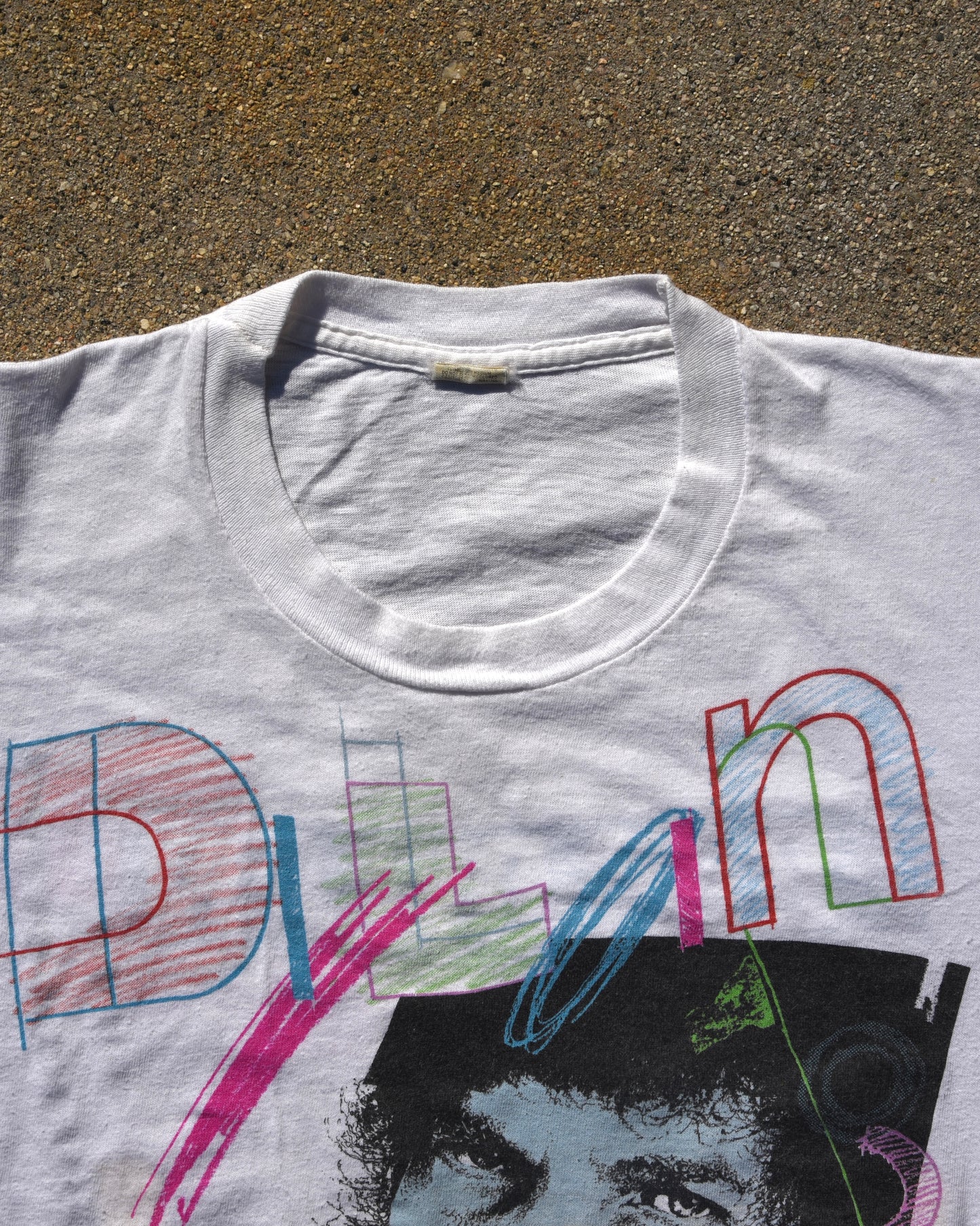 1986 Bob Dylan x Tom Petty and The Heartbreakers Alone Together True Confessions Tour Tshirt