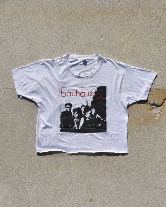1980s Bauhaus Band Screen Stars Tshirt Cropped