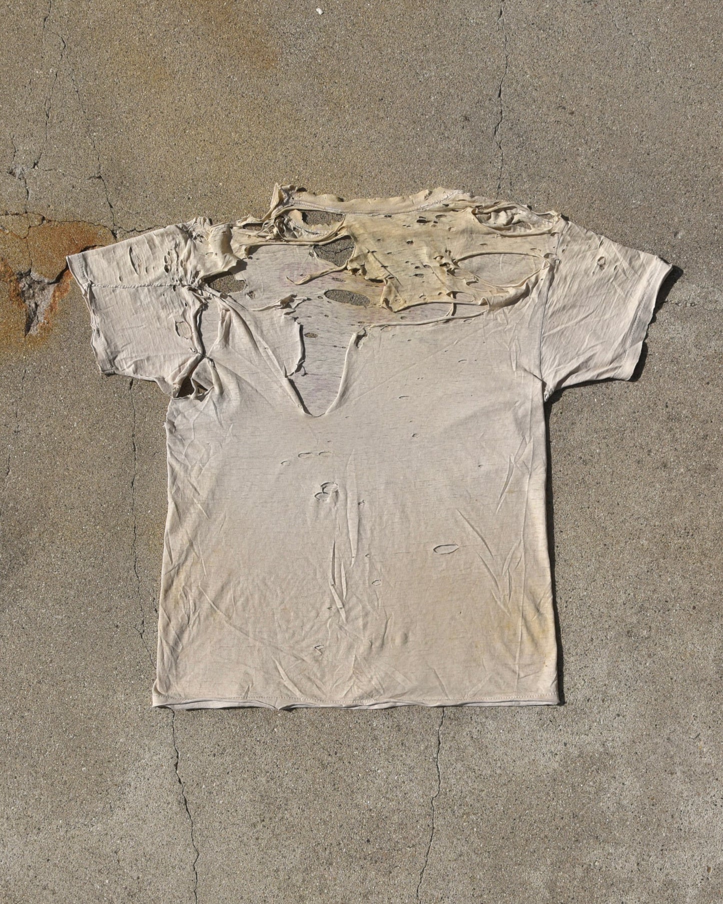 1980s Vintage Sex Pistols Never Mind The Bollocks Thrashed Tshirt