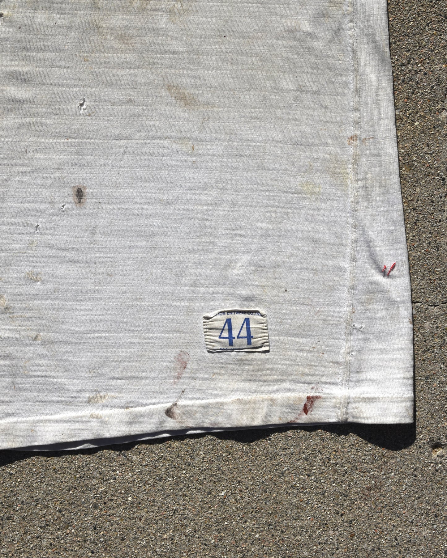 1950s Champion Cotton Football Jersey Thrashed