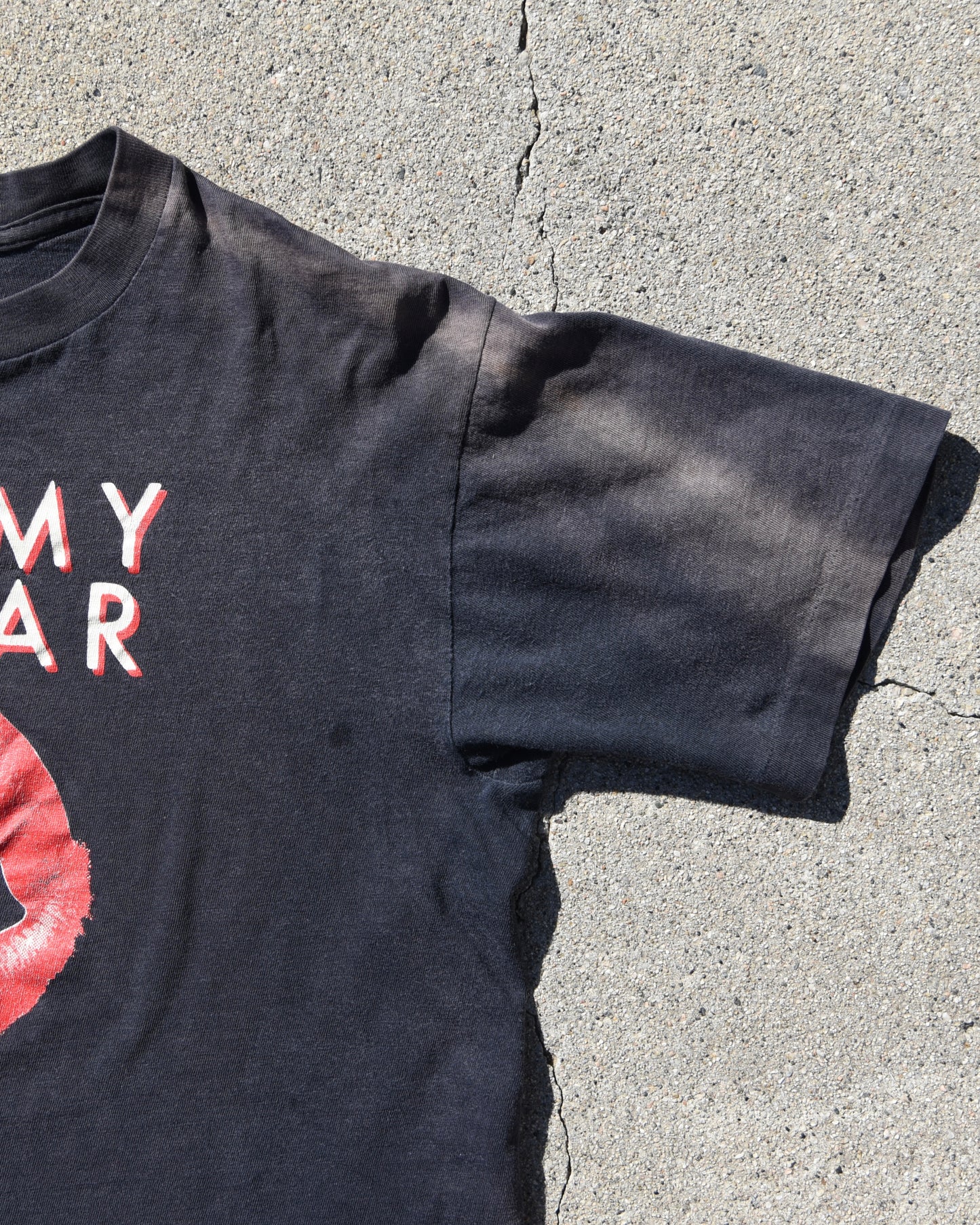 1983 Sammy Hagar Vintage Lips Tshirt Sun Faded