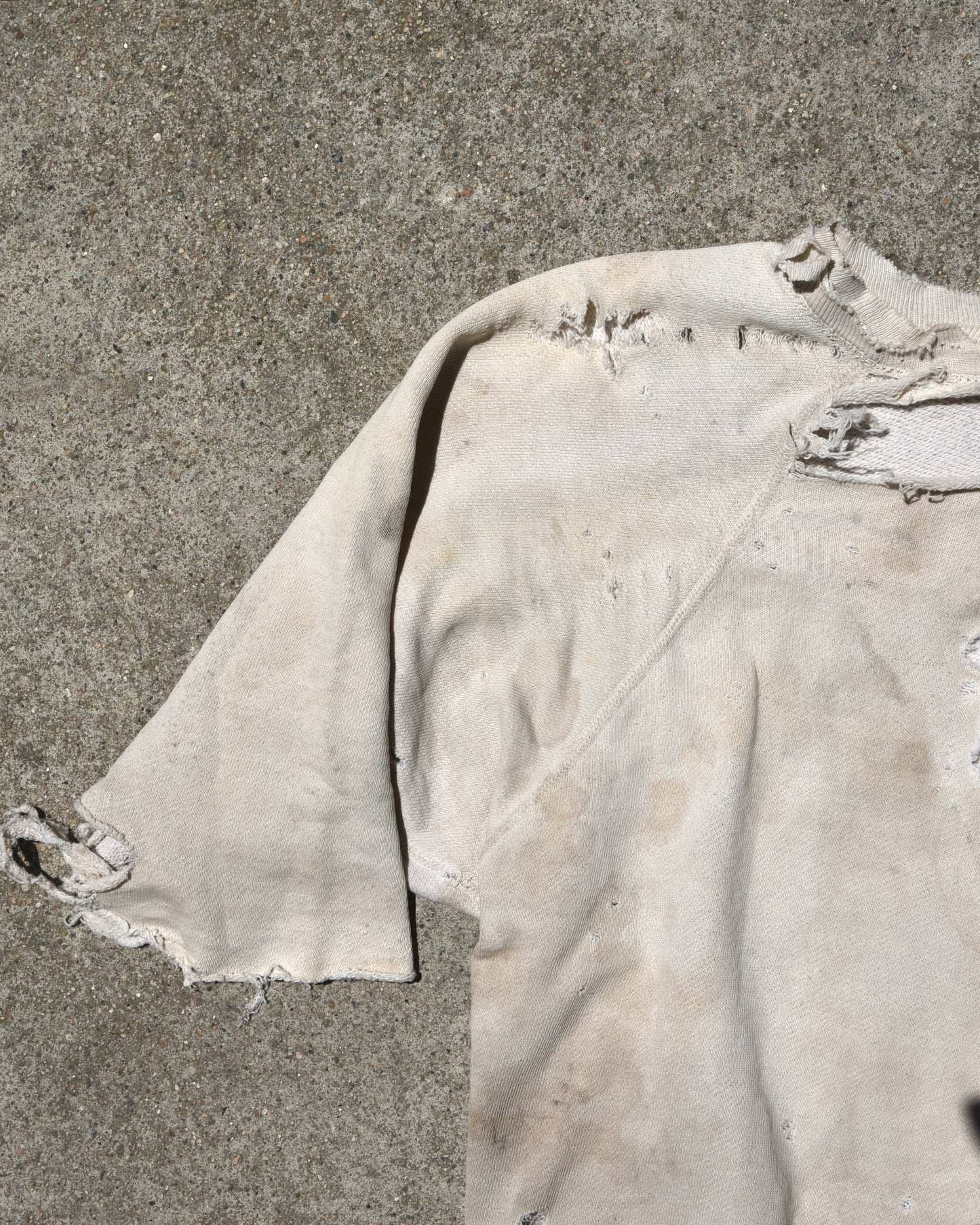 1950s Mayo Spruce Thrashed Distressed Worn Crewneck Sweatshirt Sz M