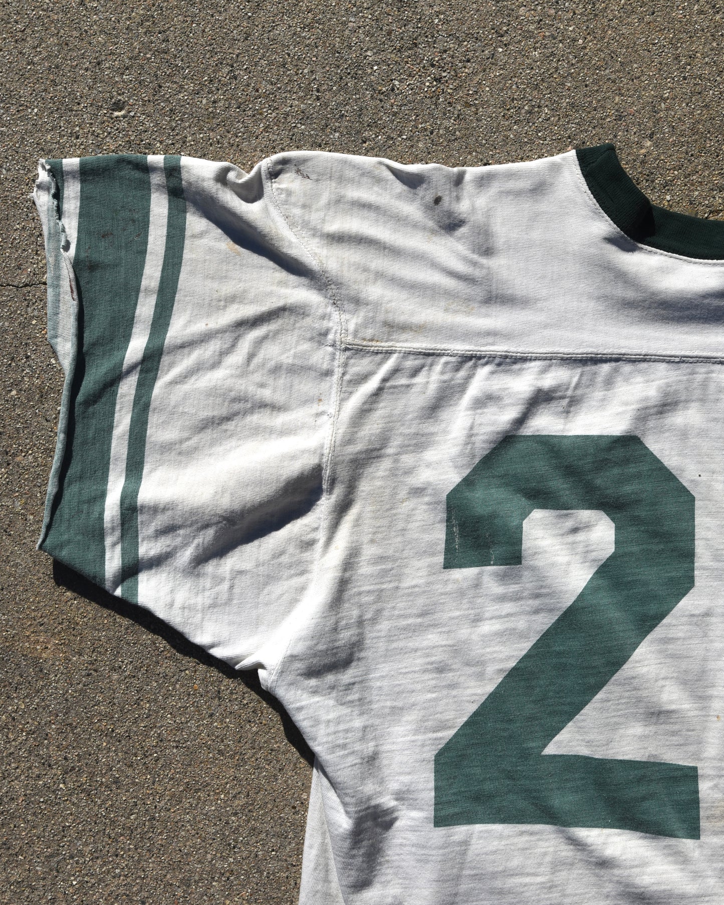 1950s Champion Cotton Football Jersey Thrashed