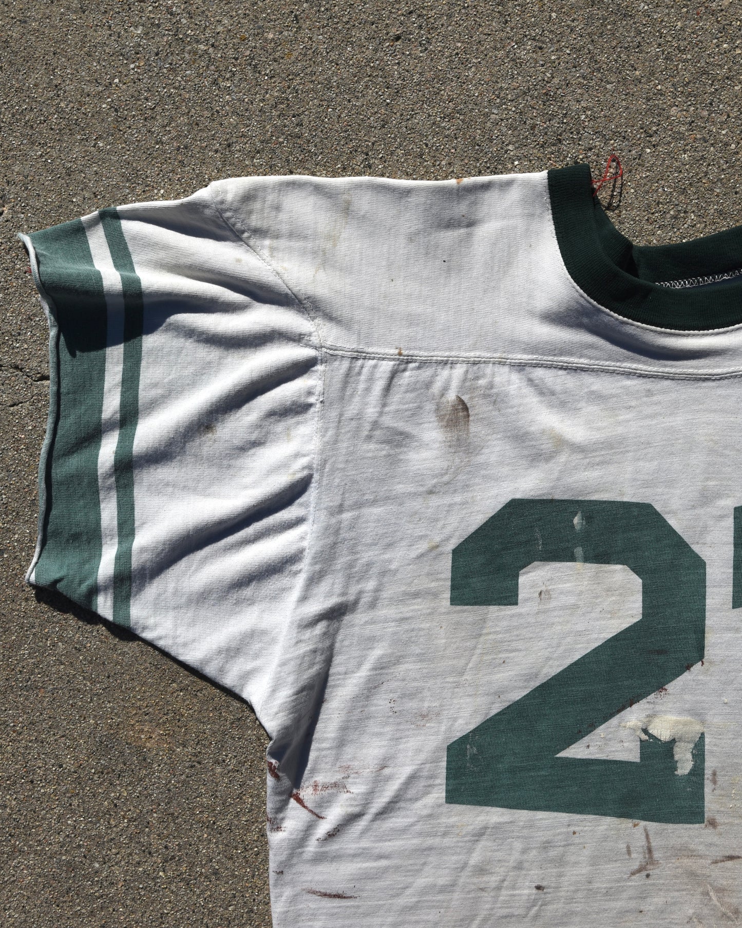 1950s Champion Cotton Football Jersey Thrashed