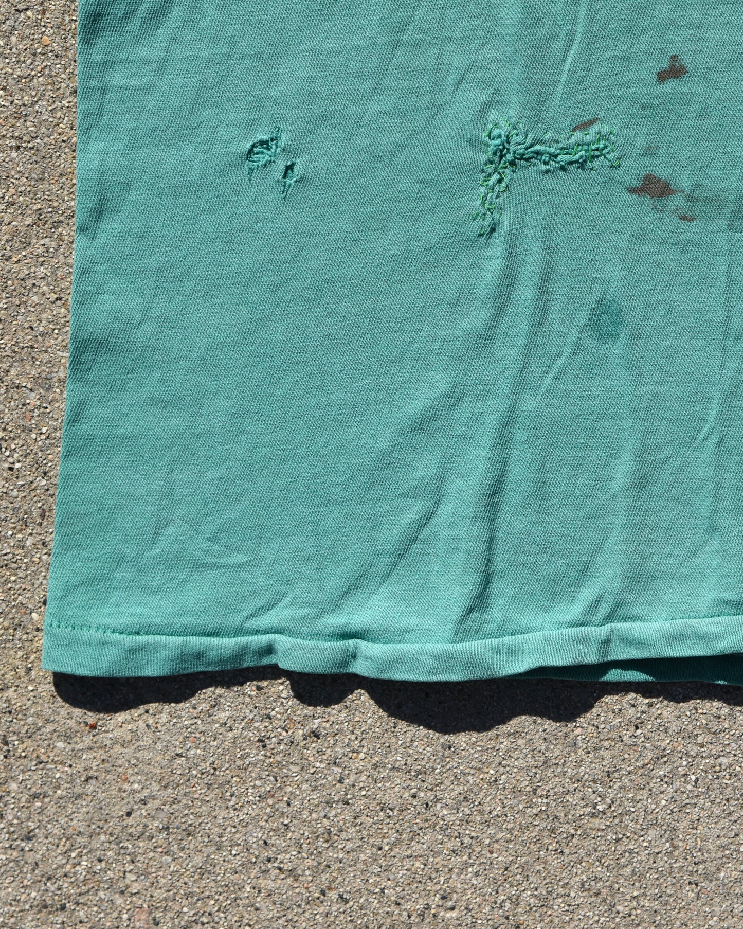 1970s Russell Athletic Tshirt - Faded Repaired